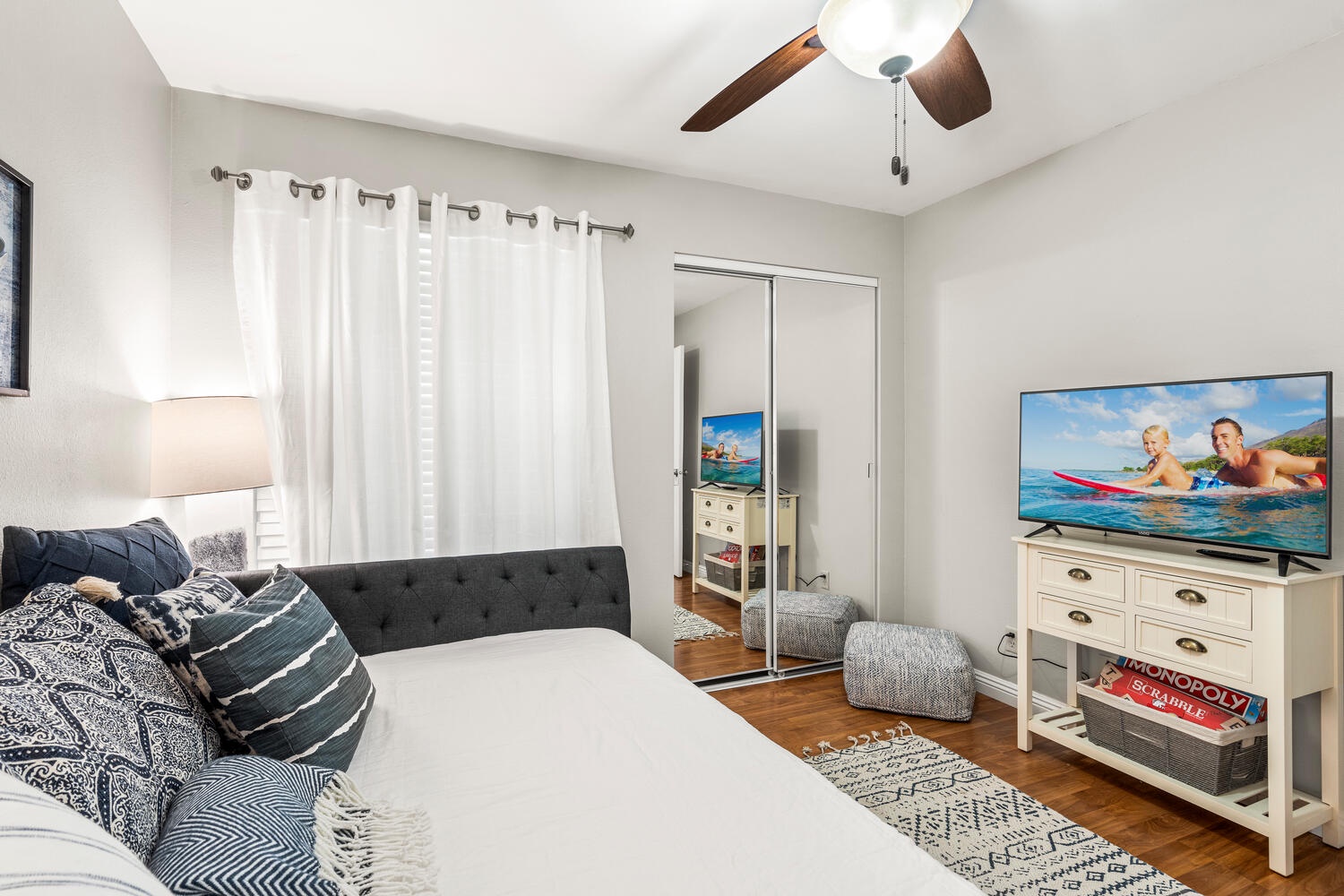 Waikoloa Vacation Rentals, Fairway Terrace F-107 - Guest bedroom