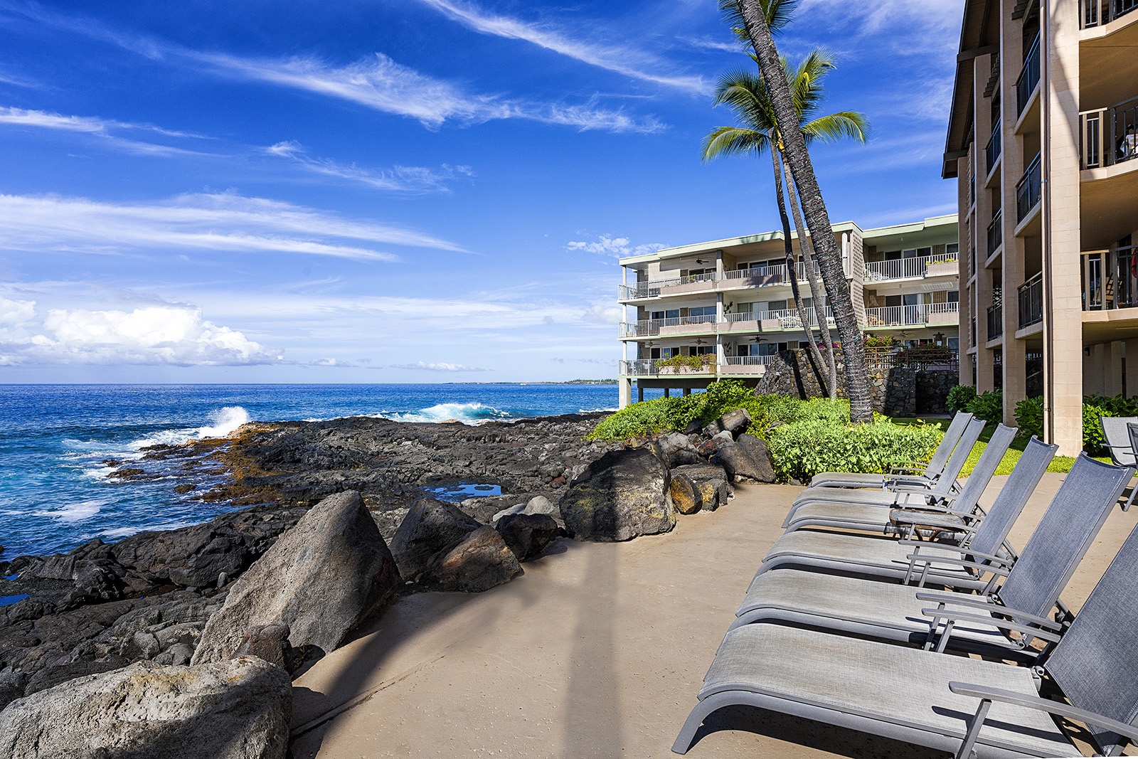 Kailua Kona Vacation Rentals, Kona Makai 6301 - Man made sandy stretch near the Ocean at Kona Makai