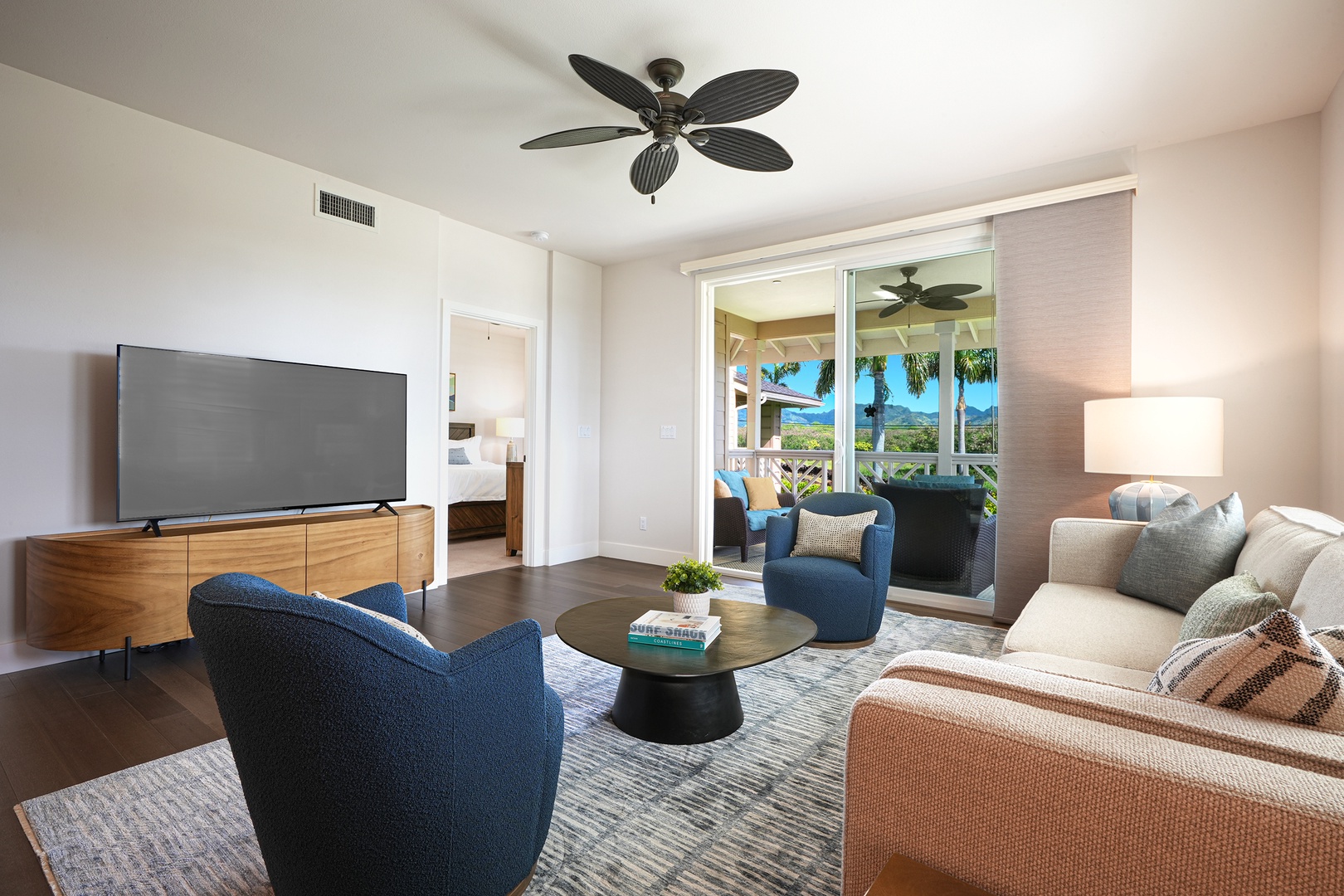 Koloa Vacation Rentals, Pili Mai 14K - Relax in the cozy living room after a long day of exploring.