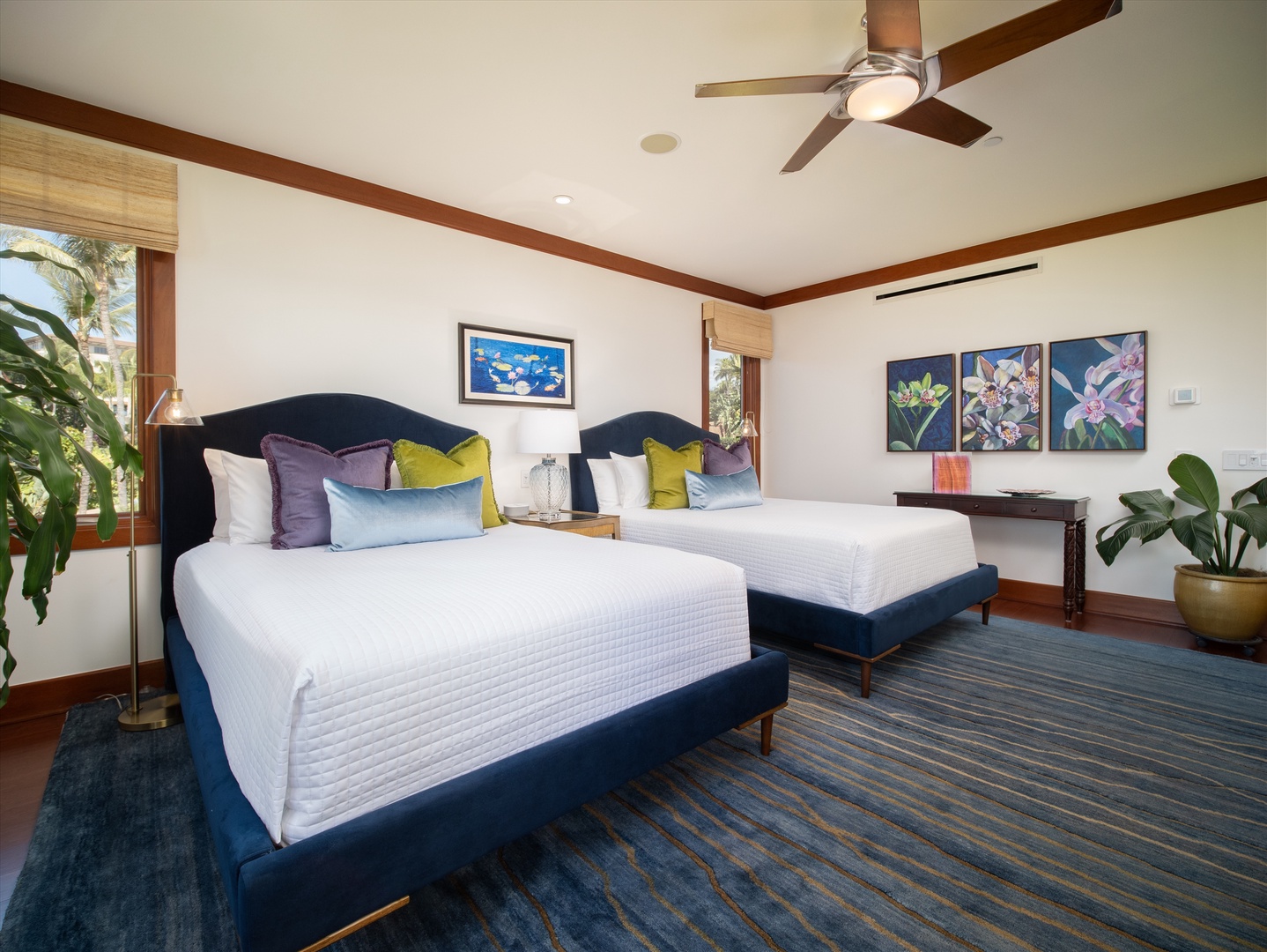 Wailea Vacation Rentals, Royal Ilima A201 at Wailea Beach Villas* - Third Bedroom Suite with Two Queen Beds