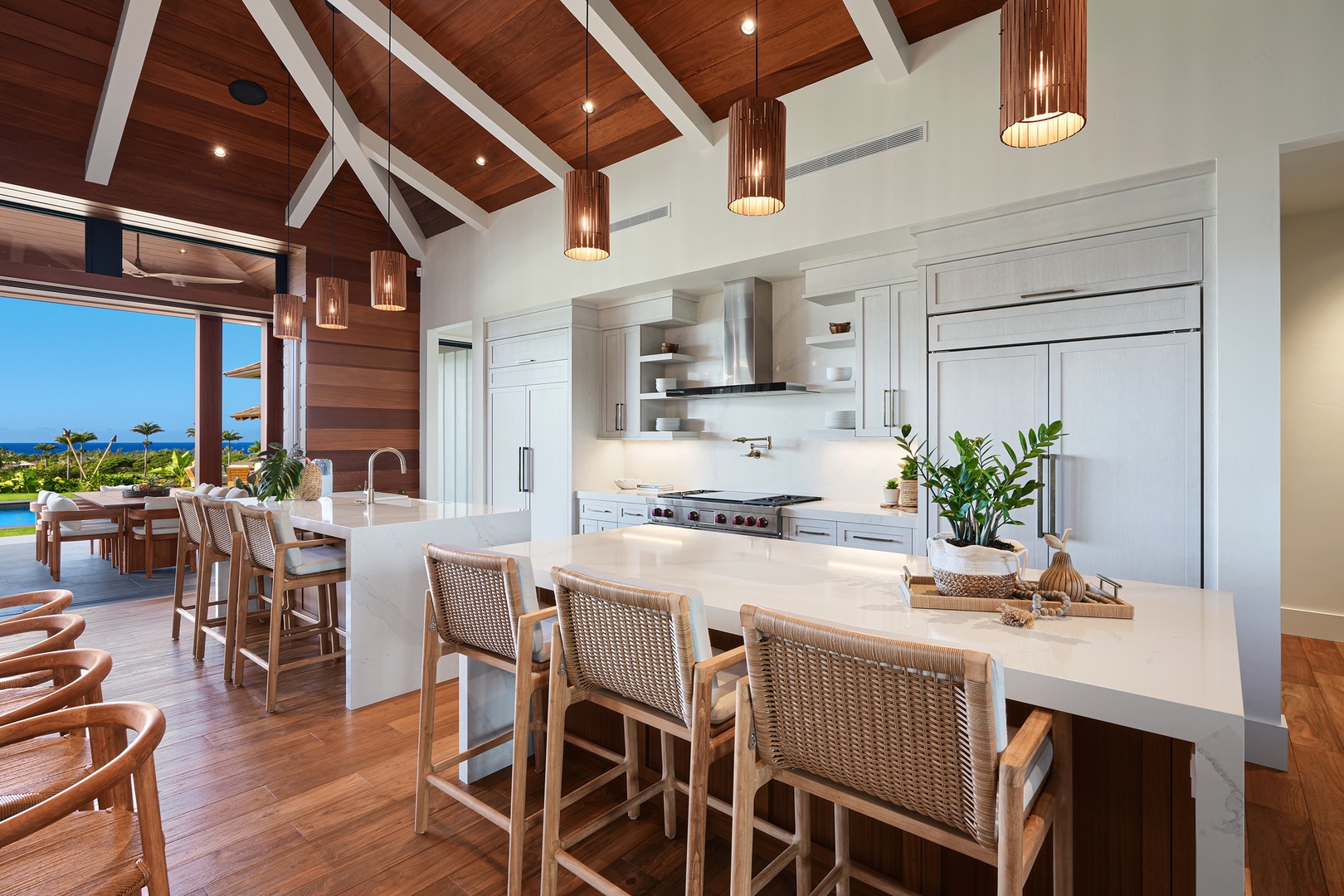 Koloa Vacation Rentals, Hale Ka Pua Ola at Kukuiula - Dine in style with this inviting dining area overlooking beautiful views.