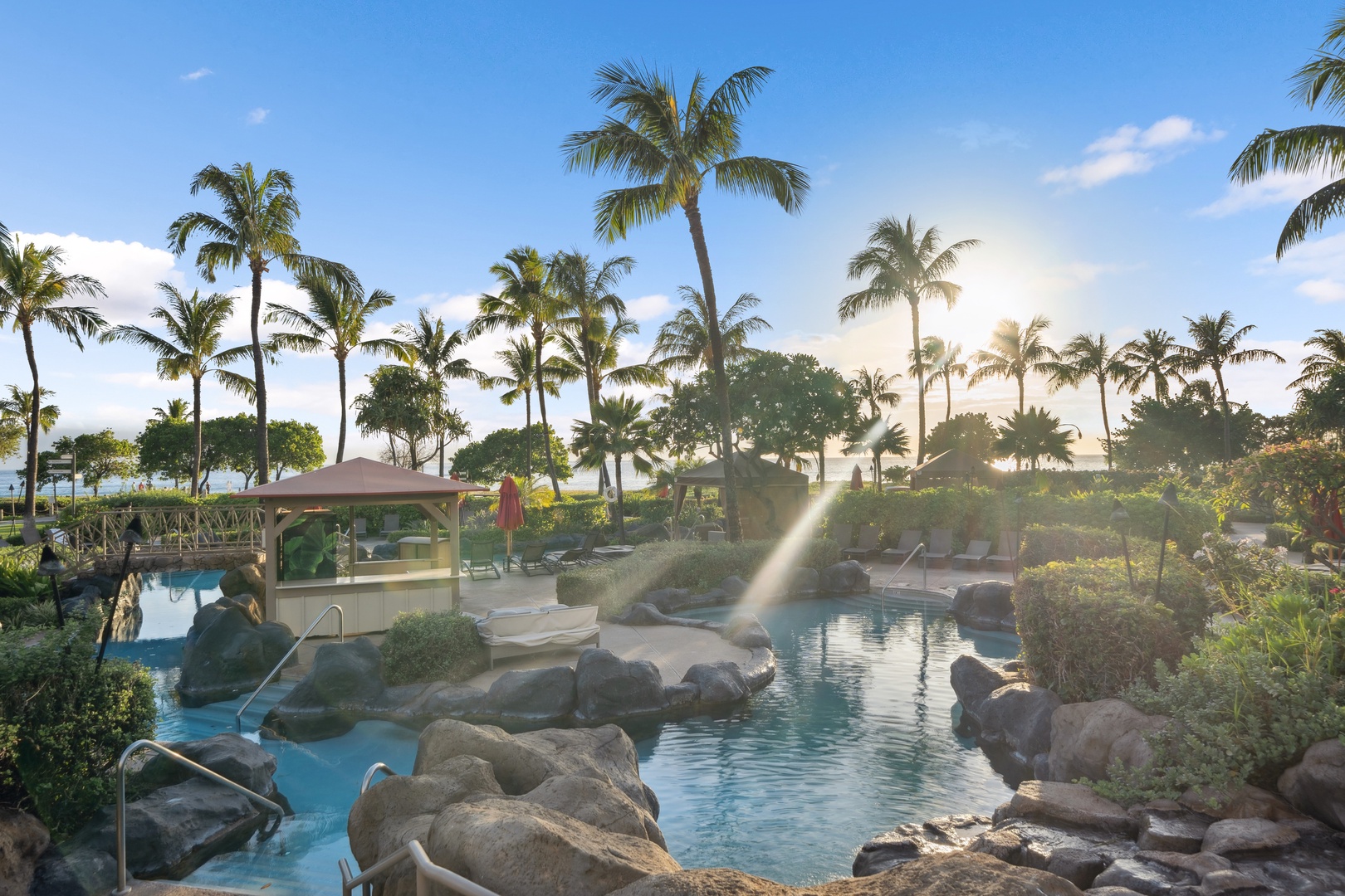 Lahaina Vacation Rentals, Honua Kai Konea 204 - Morning light dances on the pool just moments from your stay at Honua Kai Konea 204.