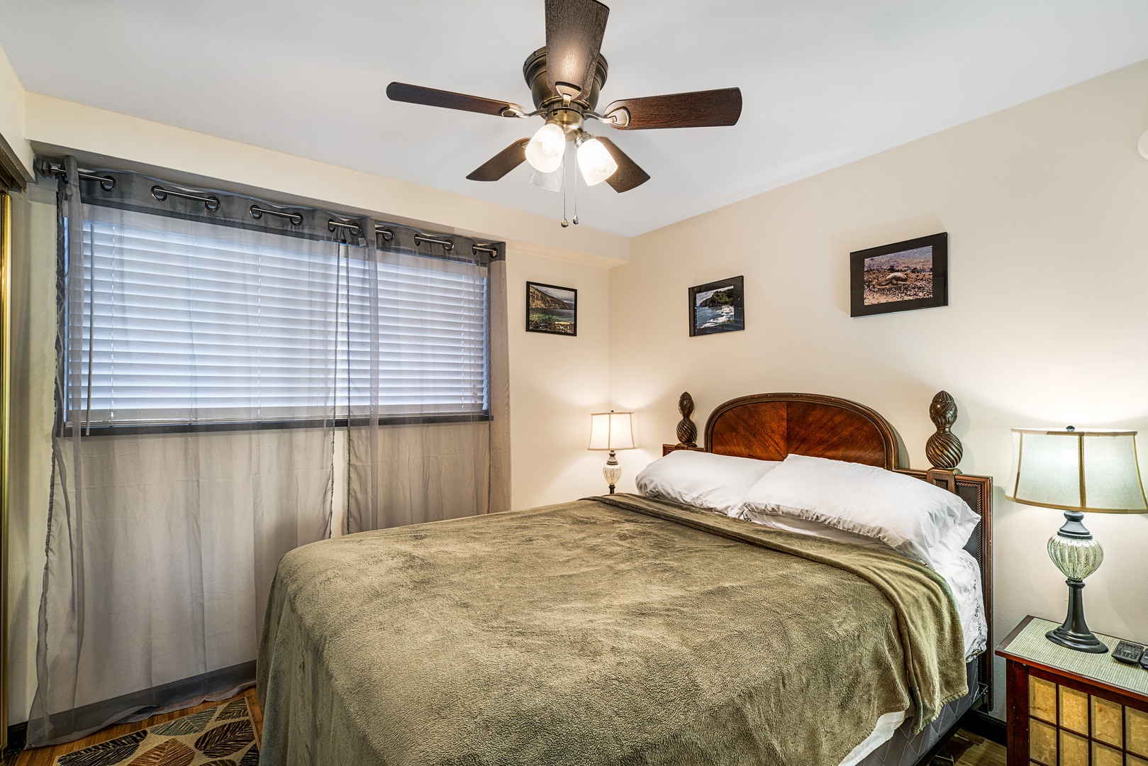Kailua Kona Vacation Rentals, OFB Kona Plaza 112 - Guest bedroom equipped with Queen bed!