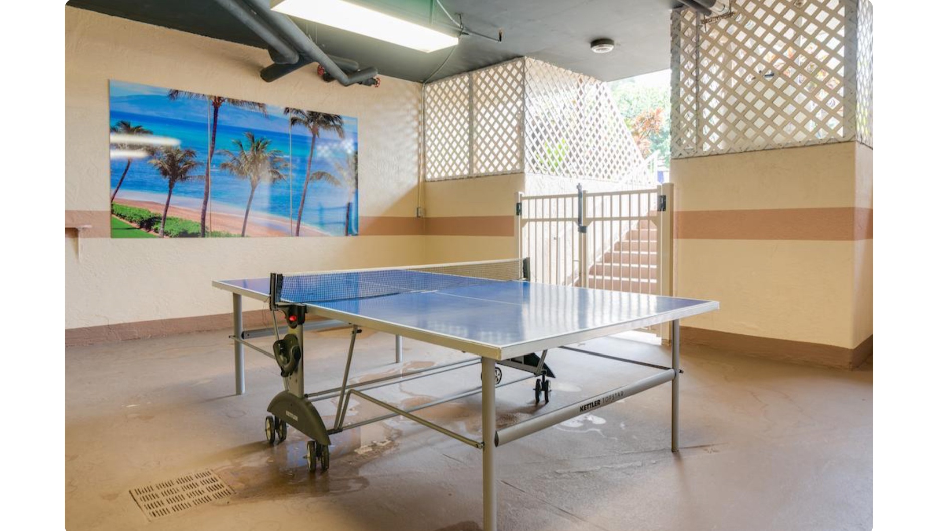 Lahaina Vacation Rentals, Royal Kahana 610 - Challenge your friends or family to a fun game of ping pong in this indoor recreation area.