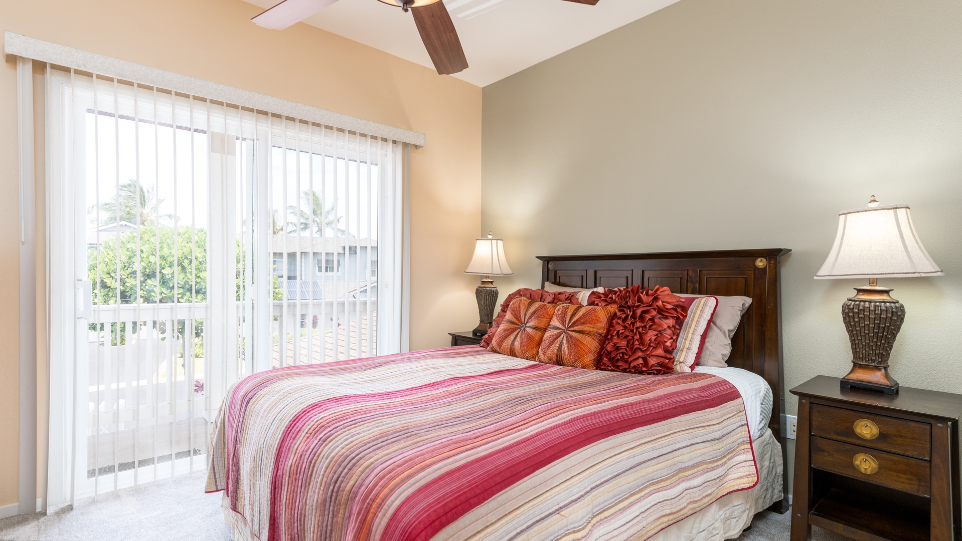 Kapolei Vacation Rentals, Coconut Plantation 1192-4 - The guest bedroom with a queen bed.