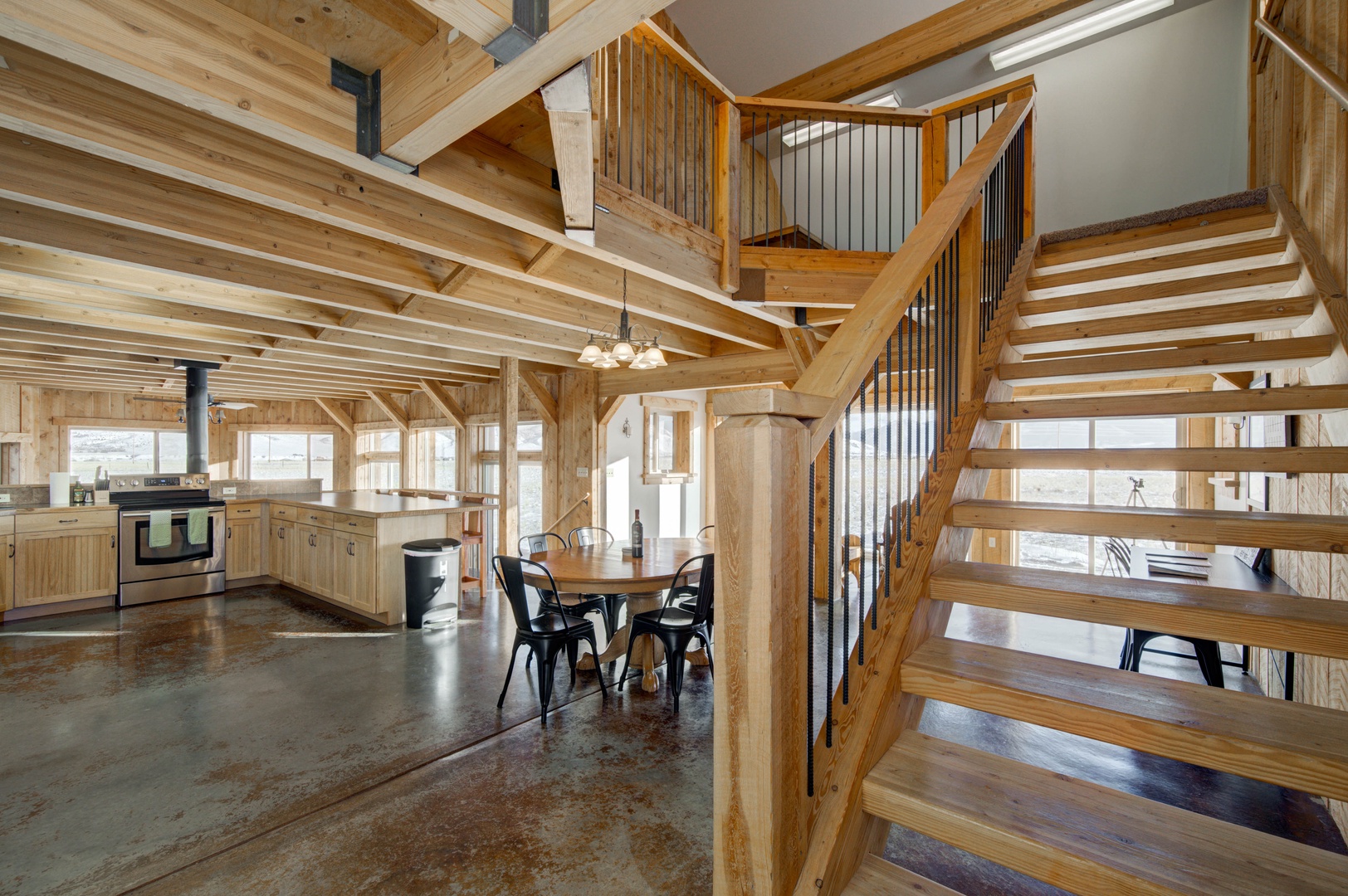 Livingston Vacation Rentals, OFB Sunset Grove - Stairs leading to the night area