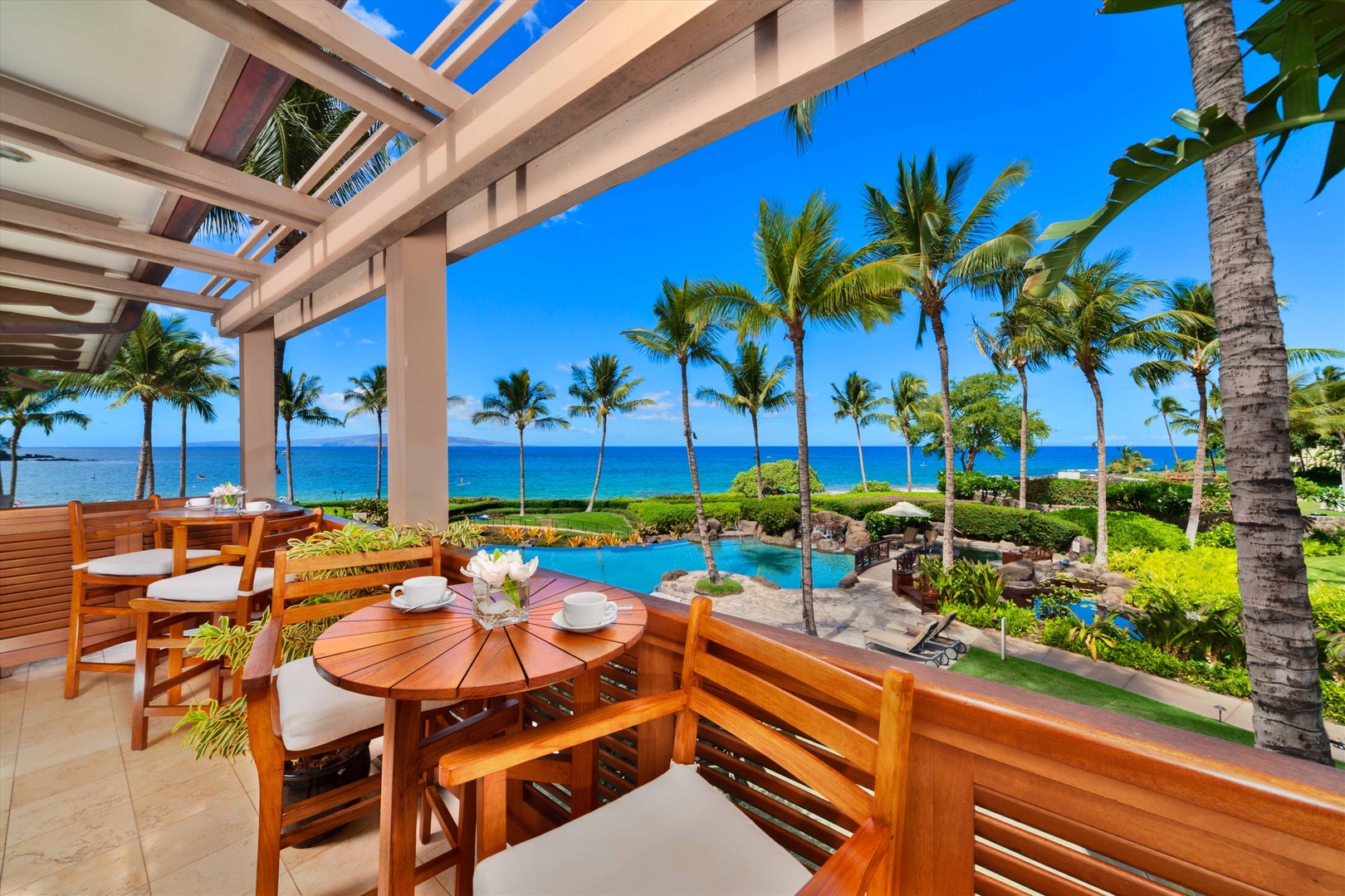 Wailea Vacation Rentals, Royal Ilima A201 at Wailea Beach Villas* - Murano Glass Ceiling Chandeliers, Original Art, Pacific Rim & Tropical Artifacts