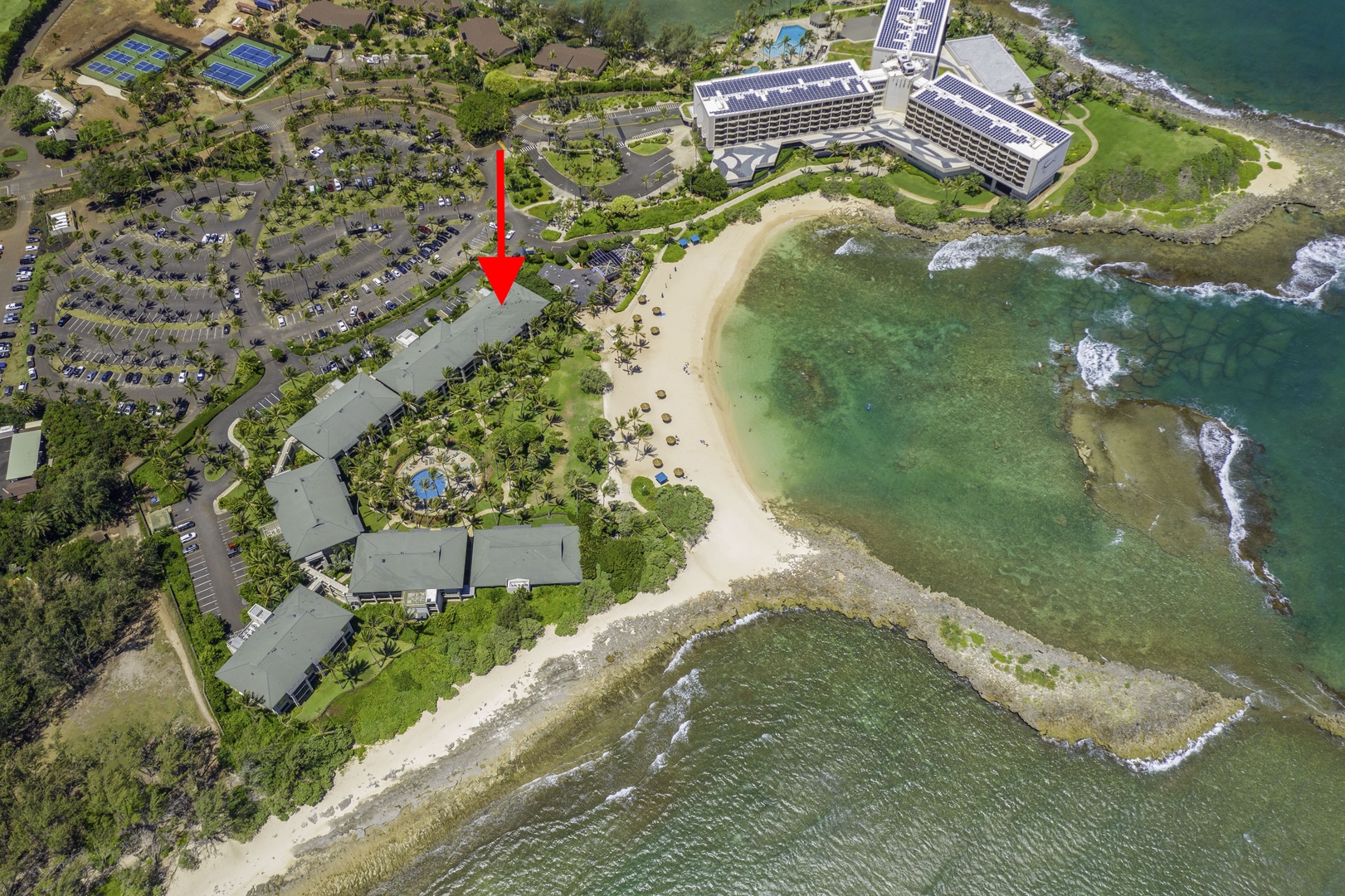 Kahuku Vacation Rentals, OFB Turtle Bay Villas 303 - Located in Bldg F (closest to resort)