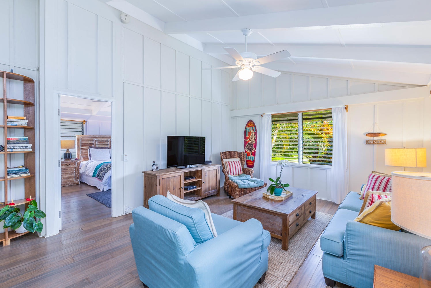 Hanalei Vacation Rentals, Hale Kanani (Kaua'i) TVNC 1342 - Living area