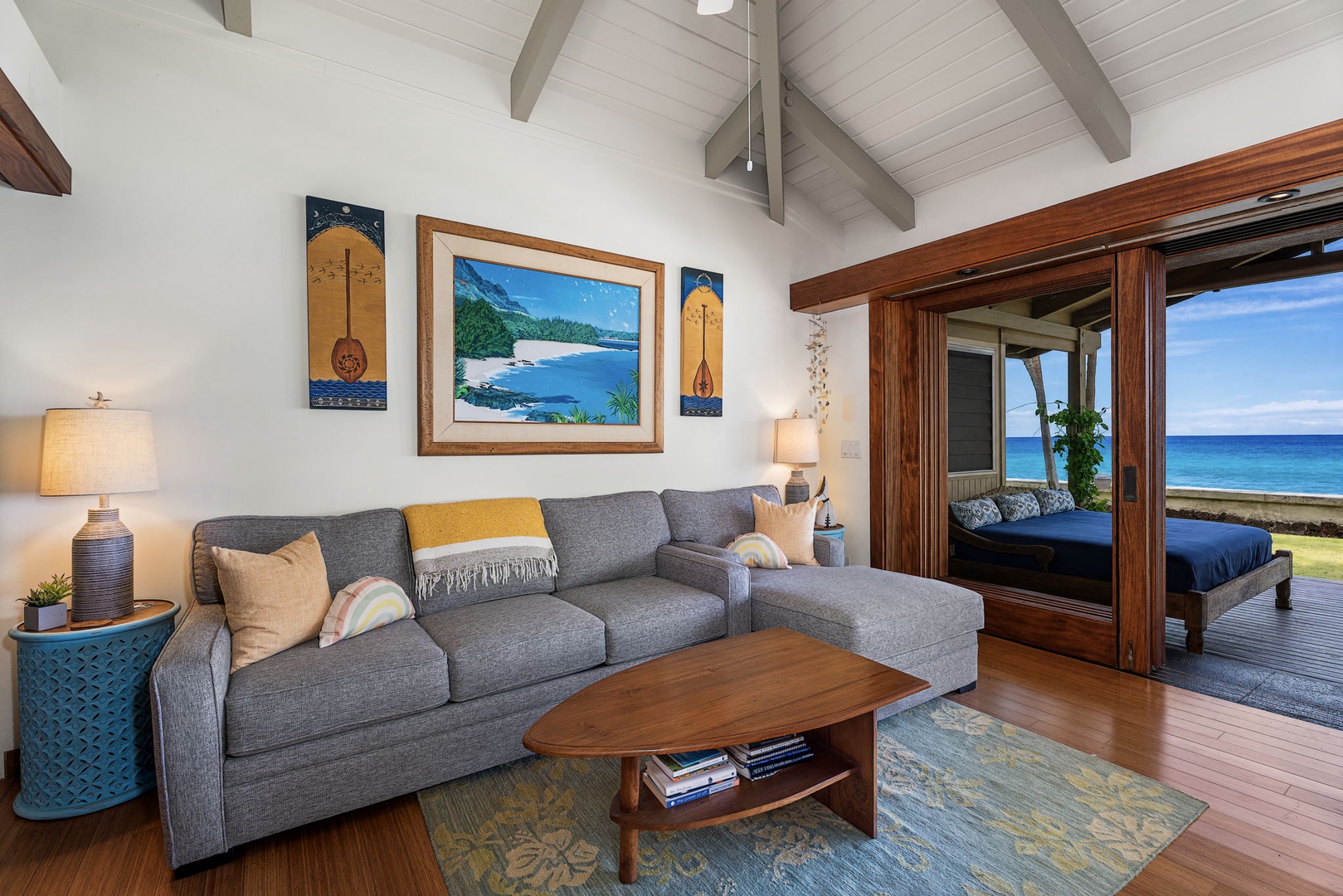 Kamuela Vacation Rentals, Island Time Retreat - A second sitting area for slipping away from the main room.