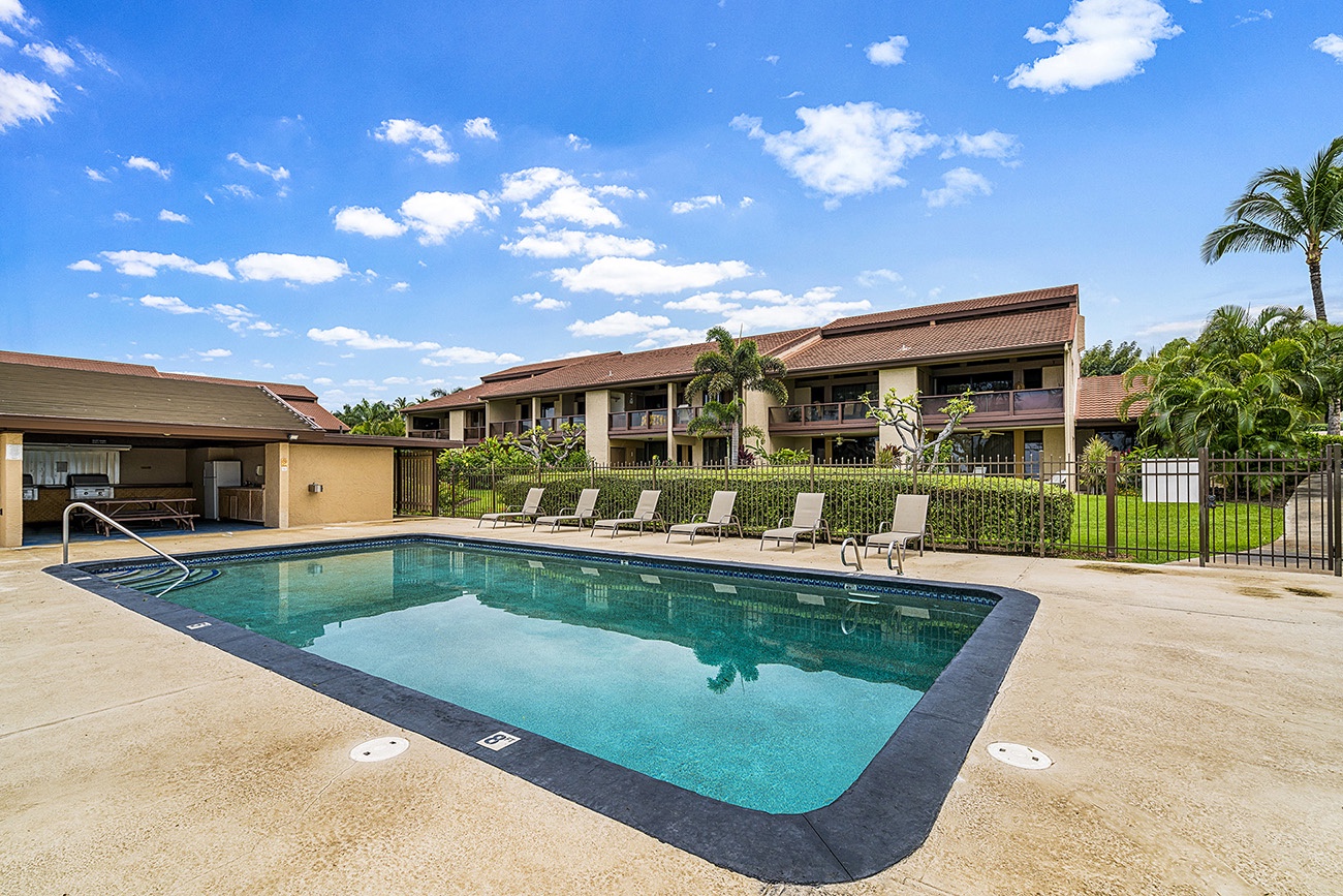 Waikoloa Vacation Rentals, Waikoloa Villas F-100 - 1 of 2 pools at the complex