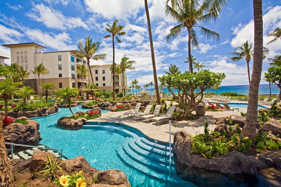 Kapalua Vacation Rentals, Ocean Dreams Villa 2203 at Montage Kapalua Bay* - Fantastic Free-Form Pool and Sun Bathing Areas