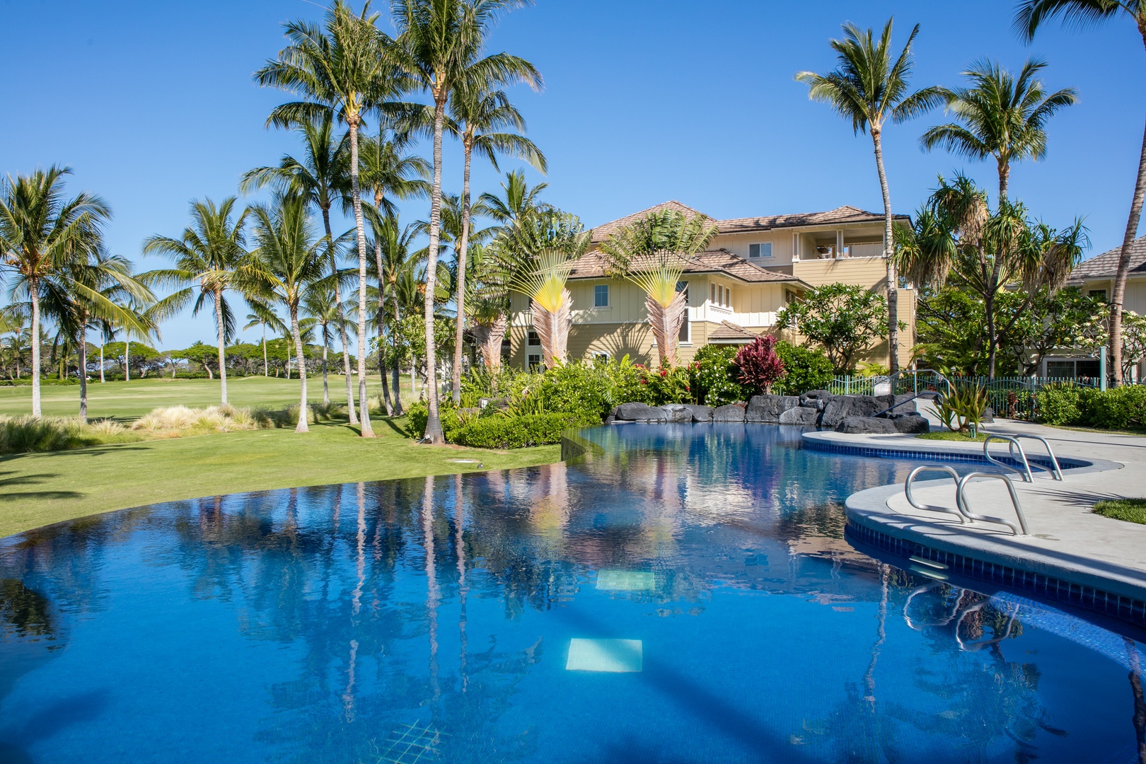 Waikoloa Vacation Rentals, Fairway Villas at Waikoloa Beach Resort E34 - Plenty of room to swim and cool off in the resort pool