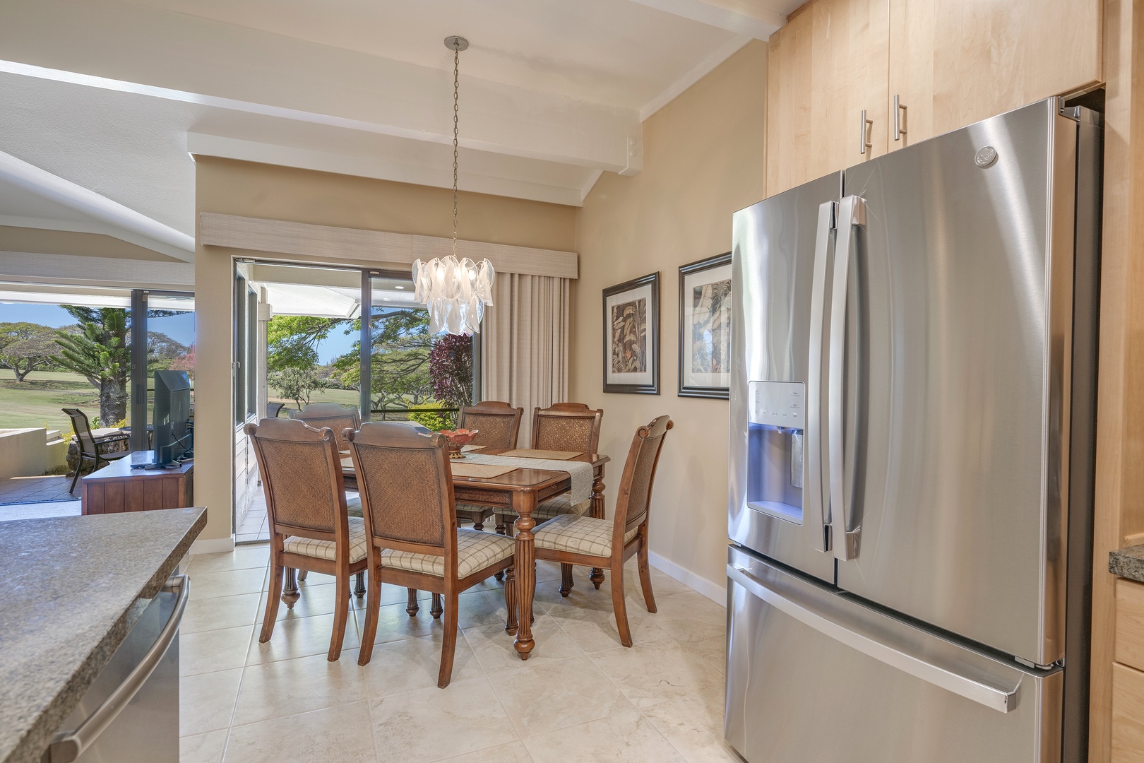 Lahaina Vacation Rentals, Kapalua Golf Villas 14P1-2 - Gather around the elegant dining table for shared meals and memorable moments after a day in Kapalua.
