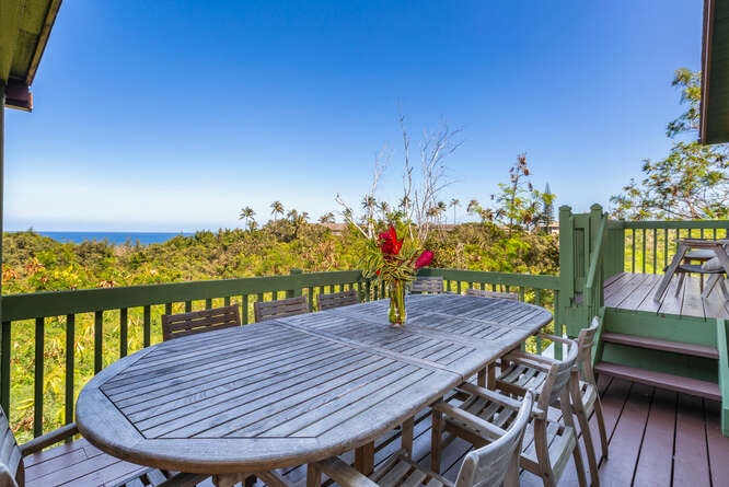 Princeville Vacation Rentals, Hale Ohia - Views of the lush, tropical greenery, bright blue ocean, and wide open skies