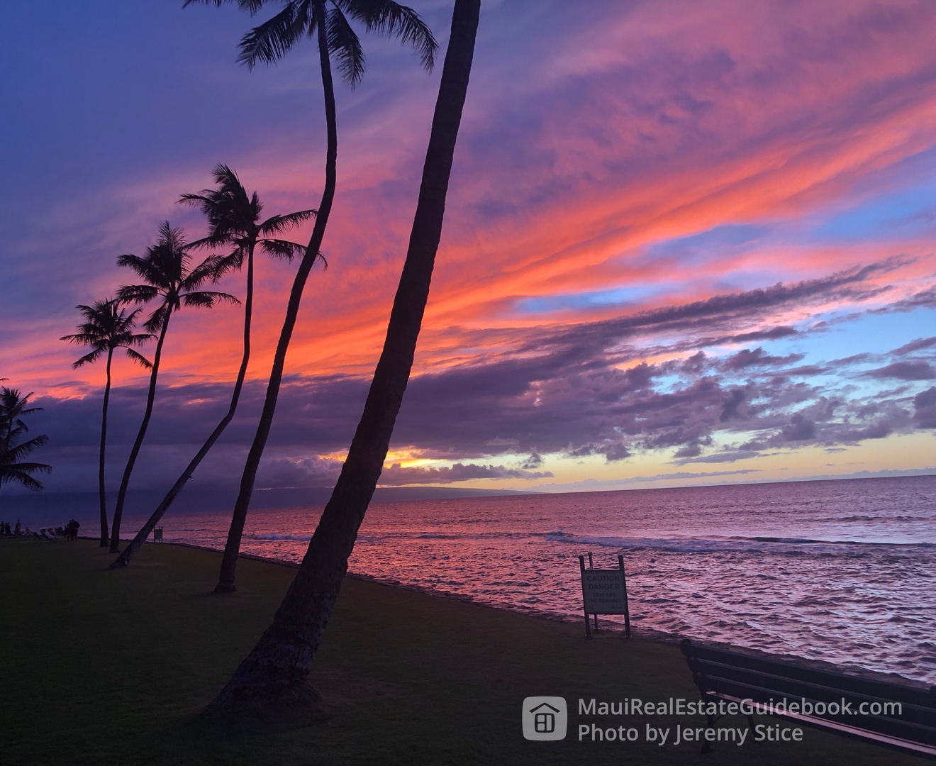 Lahaina Vacation Rentals, Papakea L-106 - End your day with breathtaking sunsets like this one, as the sky transforms into a canvas of vibrant colors over the ocean