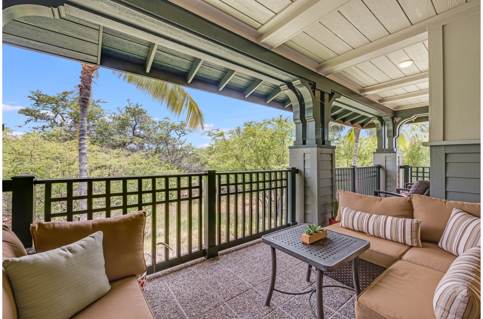 Kamuela Vacation Rentals, Kulalani at Mauna Lani 804 - Private Lanai out of the Primary bedroom