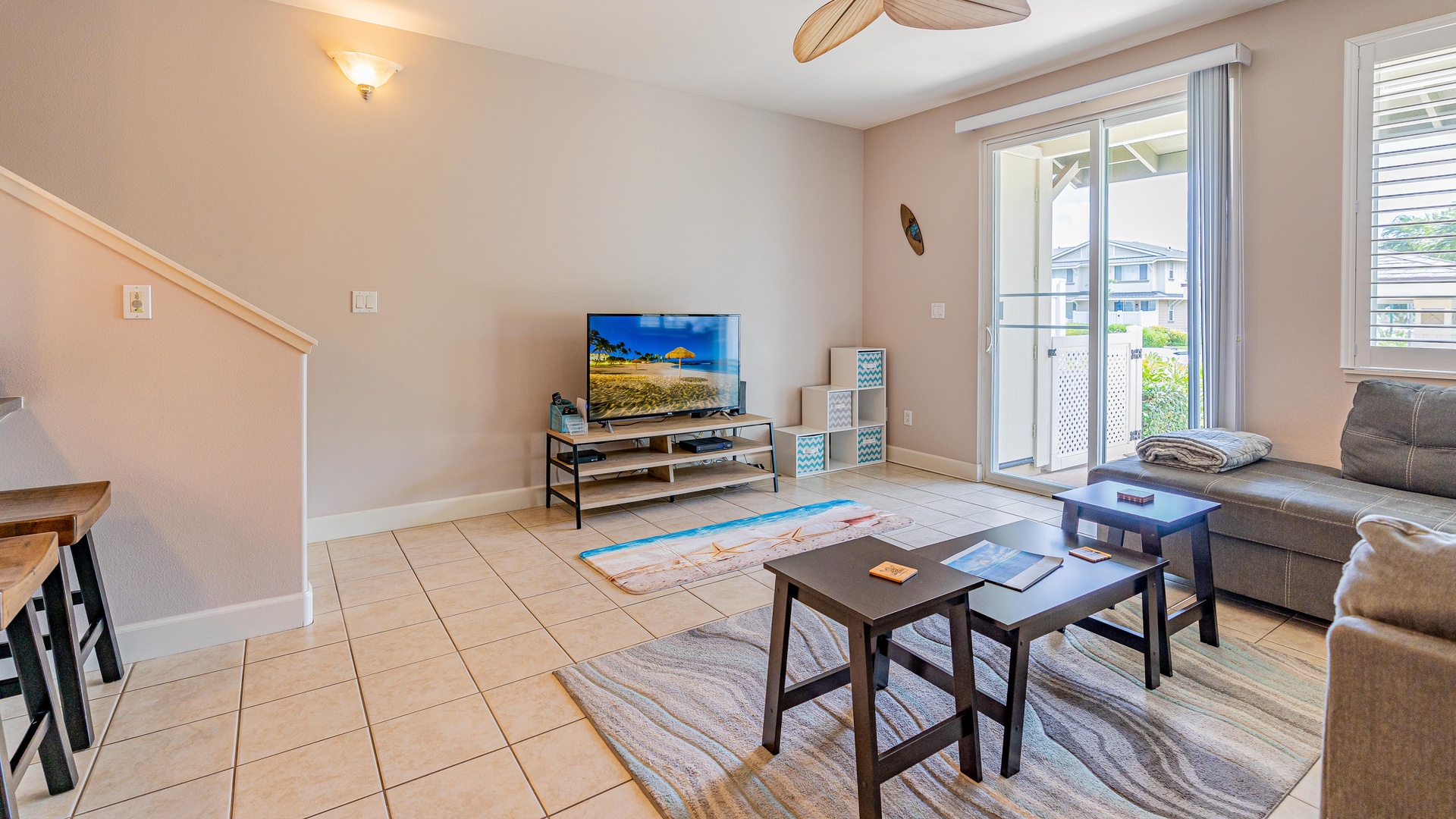 Kapolei Vacation Rentals, Hillside Villas 1508-2 - Relax with a book or movie night on the television and enjoy the views.