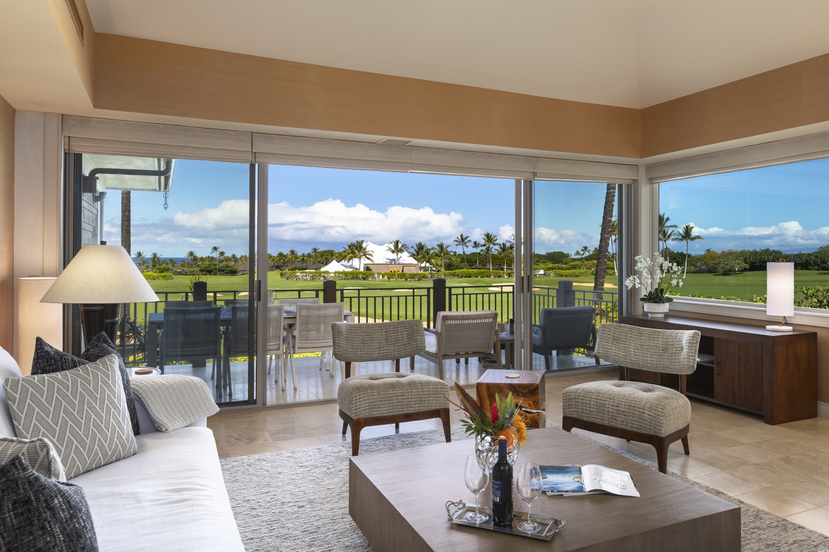 Kailua Kona Vacation Rentals, 3BD Palm Villa (130B) at Hualalai Resort - Modern Tropical Luxury
