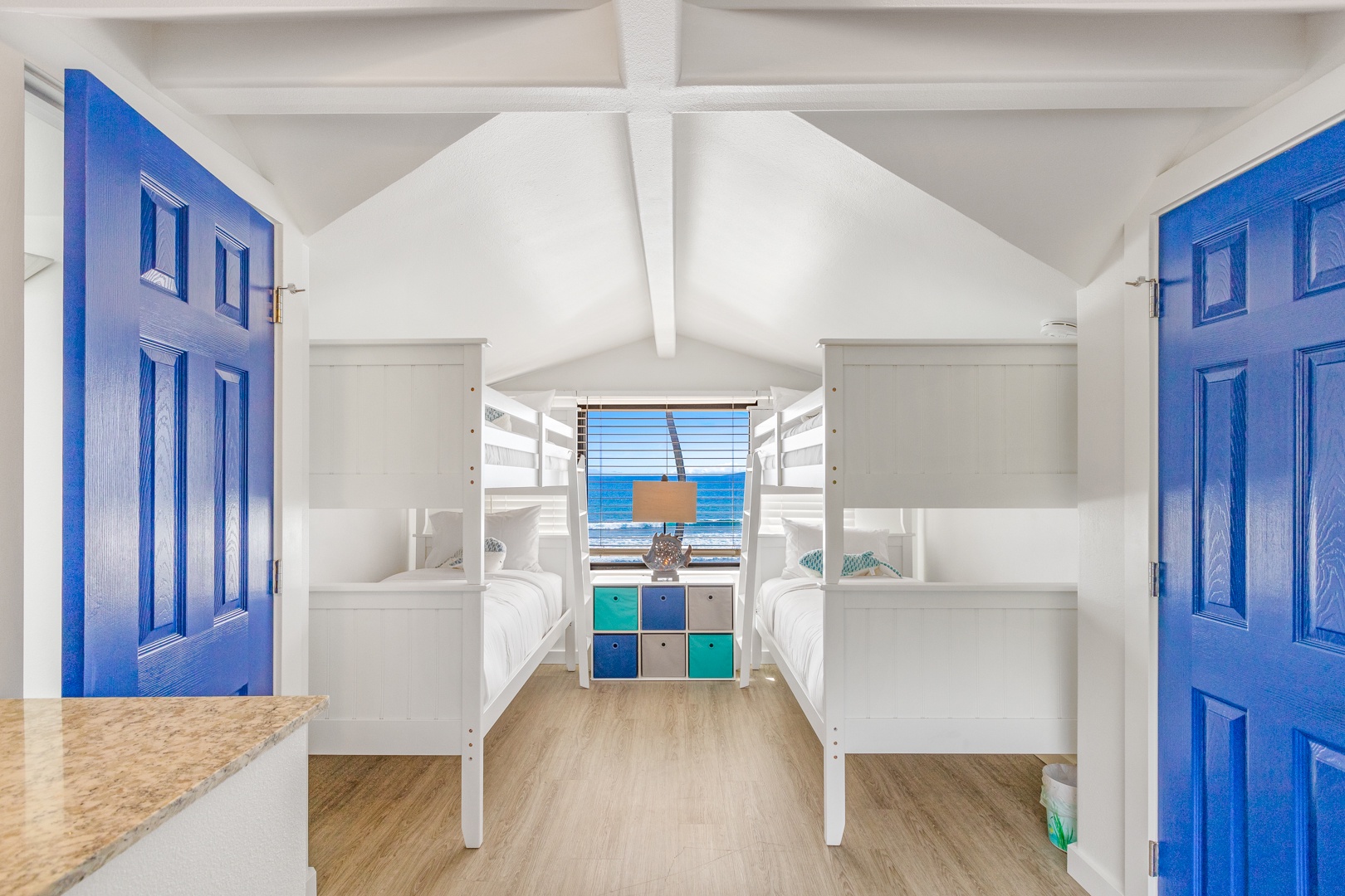 Lahaina Vacation Rentals, Puamana 254-2 - The third-floor kid’s den at Puamana 254-2 is a haven with two bunk beds, ocean views, and a play area.