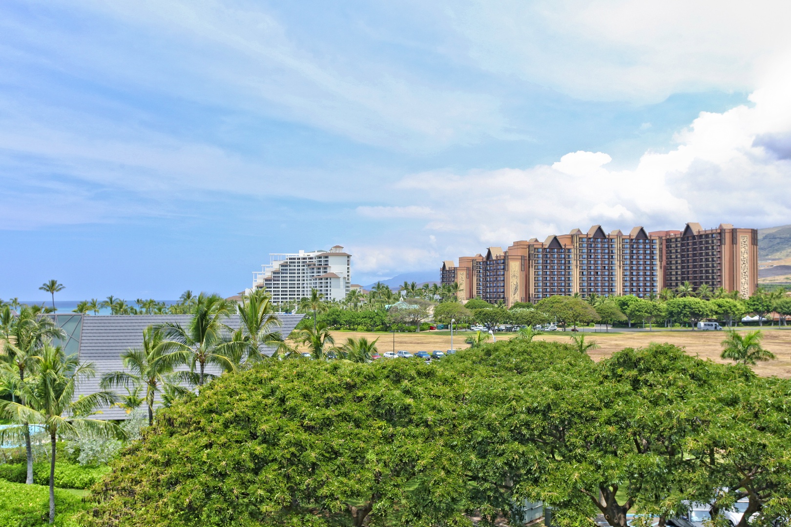 Kapolei Vacation Rentals, Ko Olina Beach Villas B506 - The view looking towards Disney and the Four Seasons.