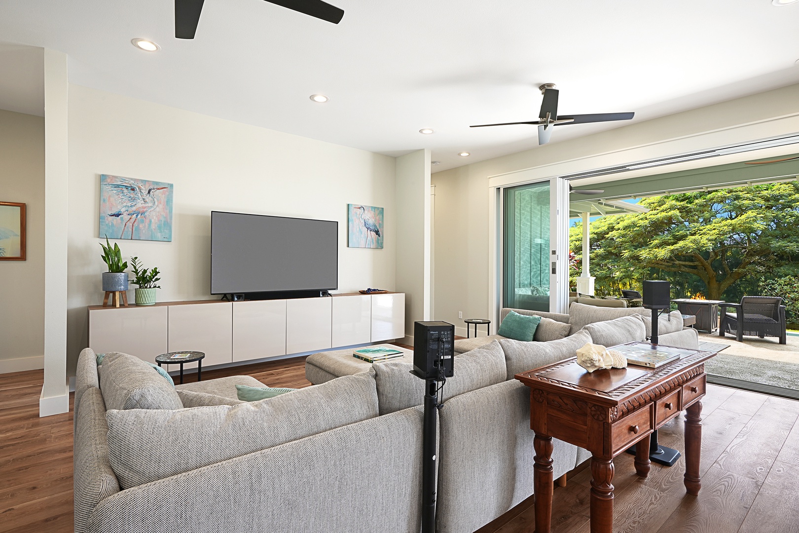 Koloa Vacation Rentals, JC Surf House - Living room