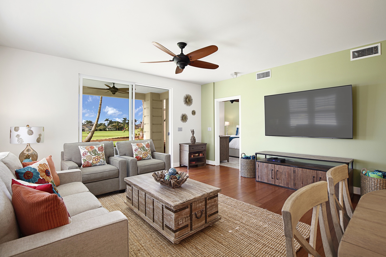 Koloa Vacation Rentals, Pili Mai 8D - Living area