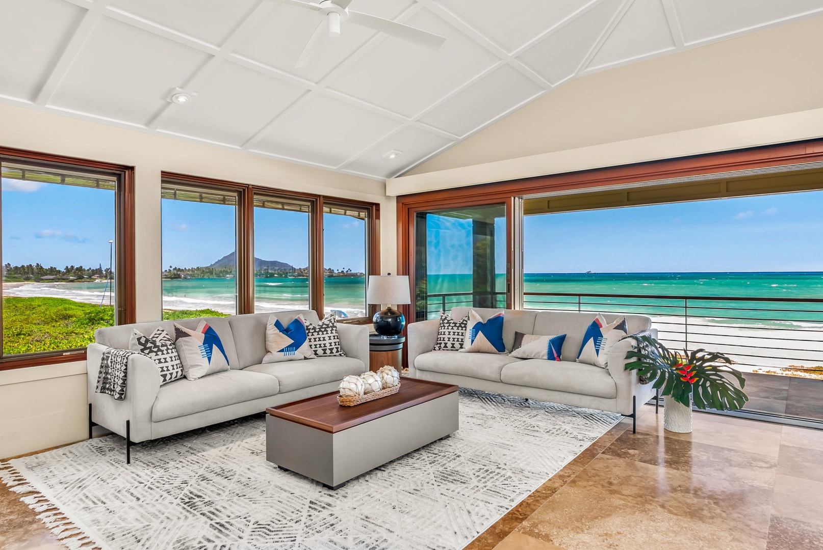 Kailua Vacation Rentals, Makalei - Lounge in the primary suite with ocean views!