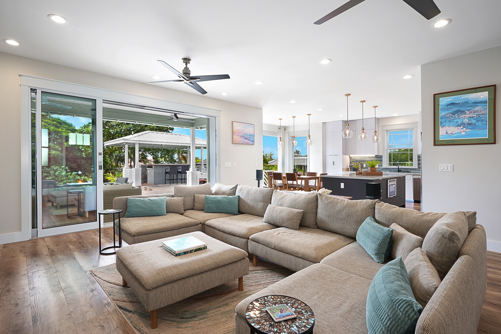 Koloa Vacation Rentals, JC Surf House - Living room