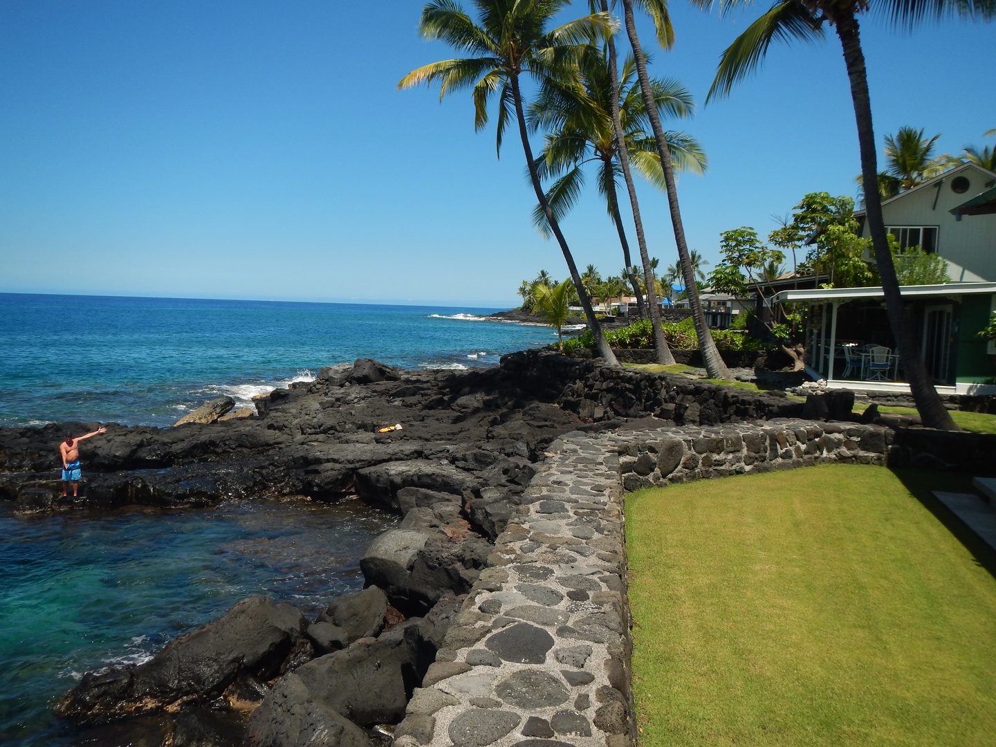 Kailua Kona Vacation Rentals, Hoku'Ea Hale - Private ocean pool accessible from your back yard!