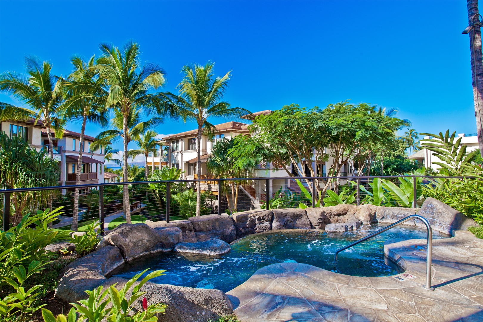 Wailea Vacation Rentals, Blue Ocean Suite H401 at Wailea Beach Villas* - The Family Pool and Hot Tub Is Located Conveniently at the Foot of the Penthouse Villas