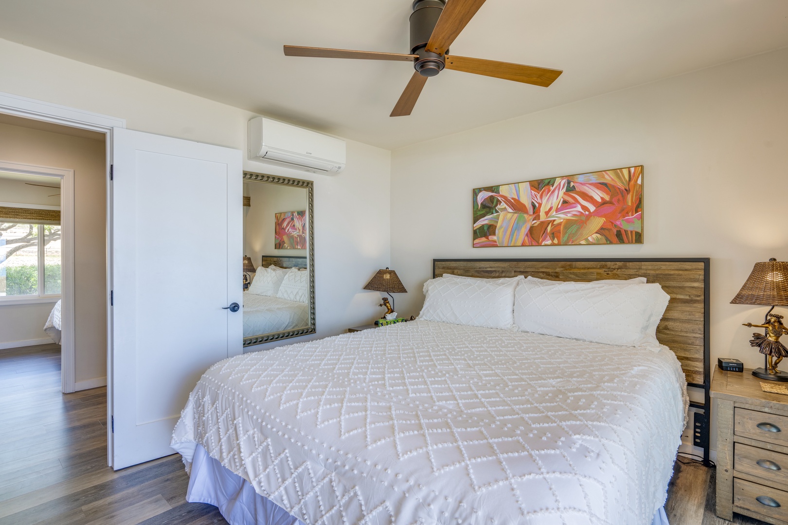 Lahaina Vacation Rentals, Puamana 240-3 - Enjoy the serene ambiance of this bedroom, king size bed designed for relaxation.
