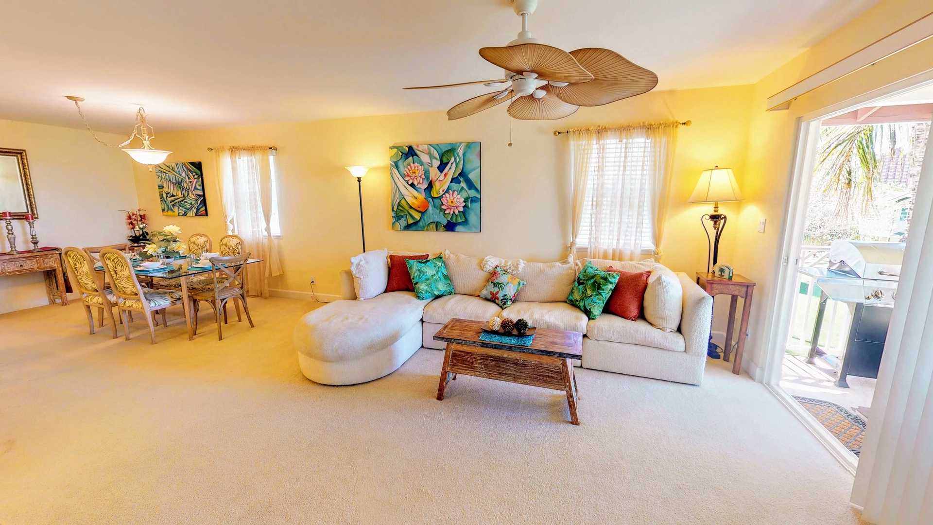 Kapolei Vacation Rentals, Ko Olina Kai 1029B - Curl up with a book or start up a game night.
