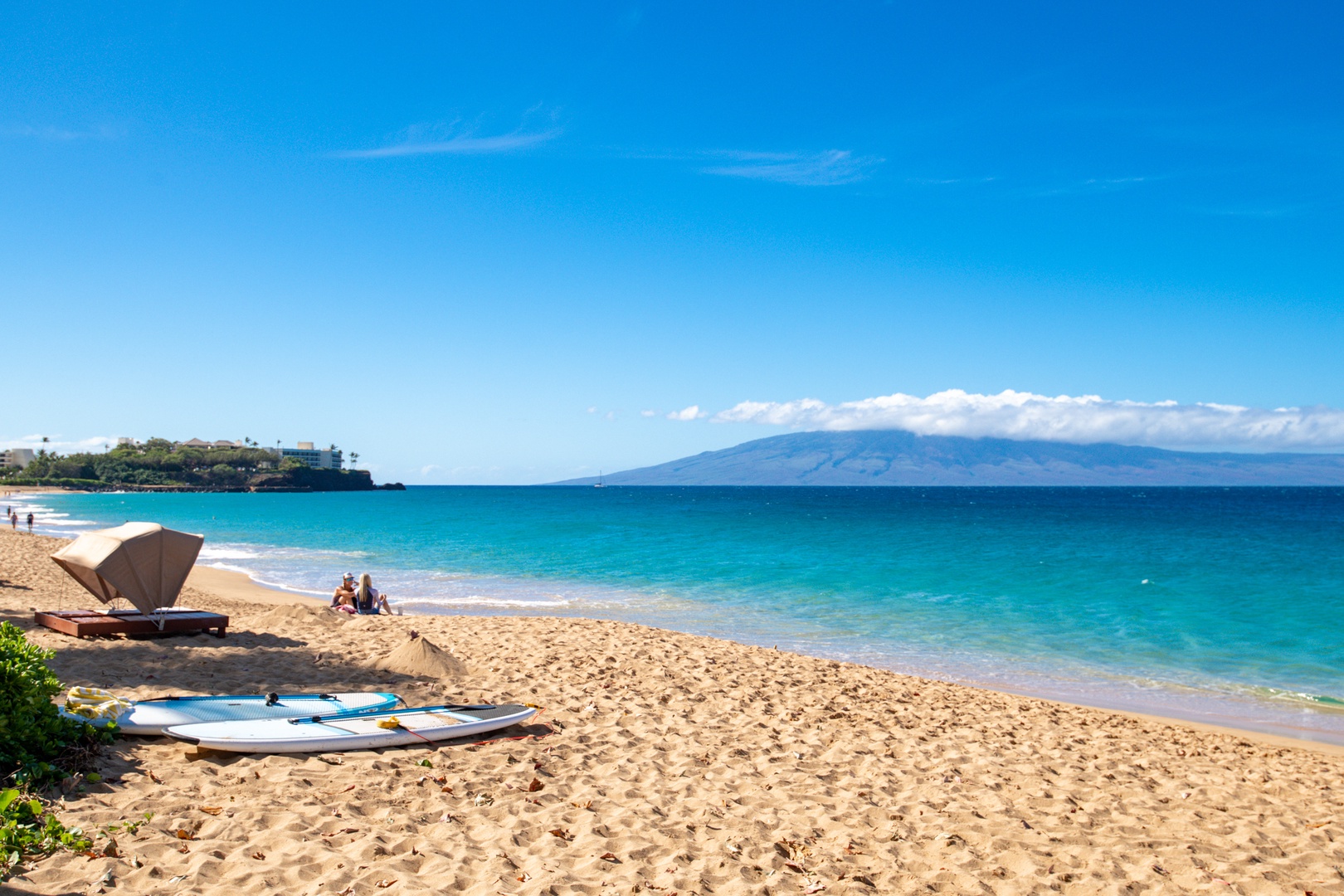 Lahaina Vacation Rentals, Maui Kaanapali Villas B225 - Views of lanai directly from resort