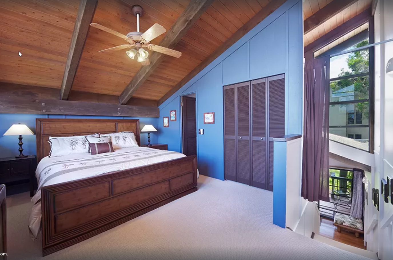 Princeville Vacation Rentals, Mauna Kai 11 - The loft bedroom also has an en suite bath