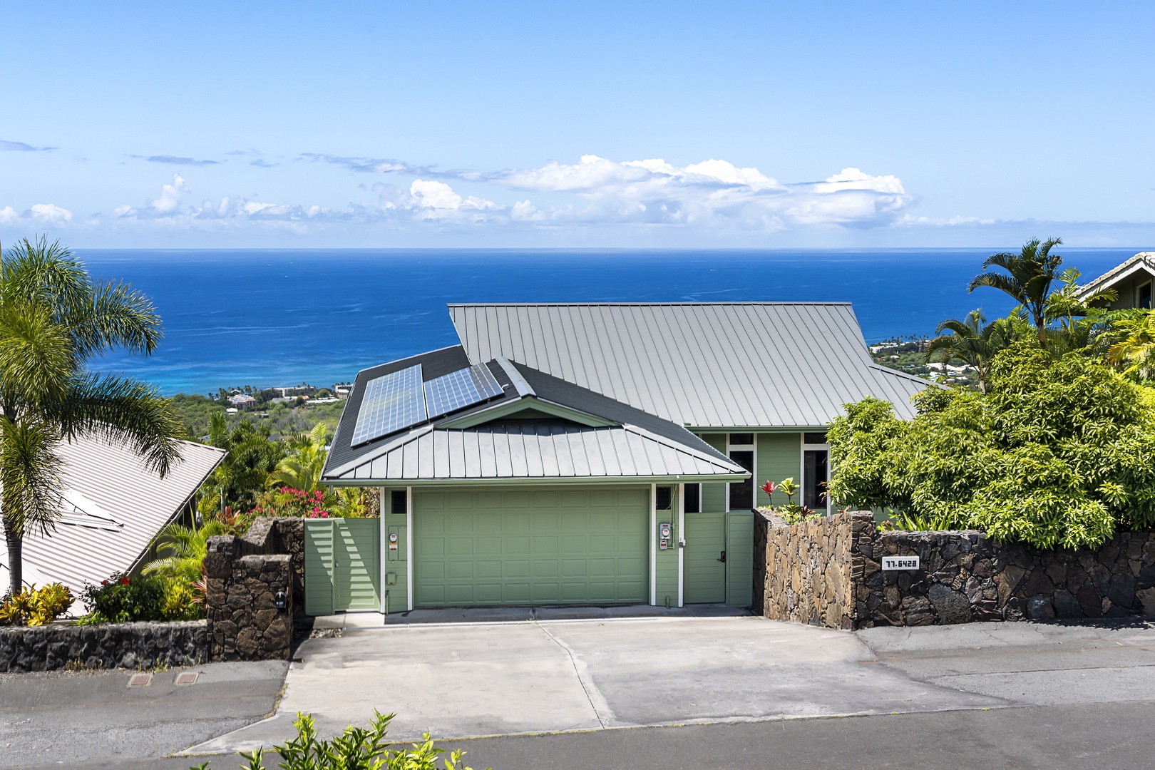 Kailua Kona Vacation Rentals, Ho'o Maluhia - Aerial view of the home