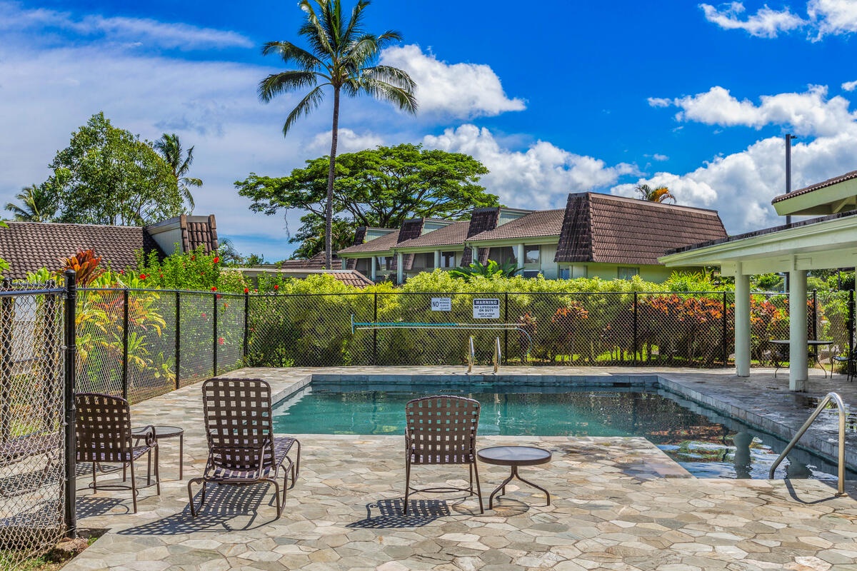Princeville Vacation Rentals, Hale Hana Mana’o - Soak up the sun or take a dip at the quiet community pool just steps from your door.