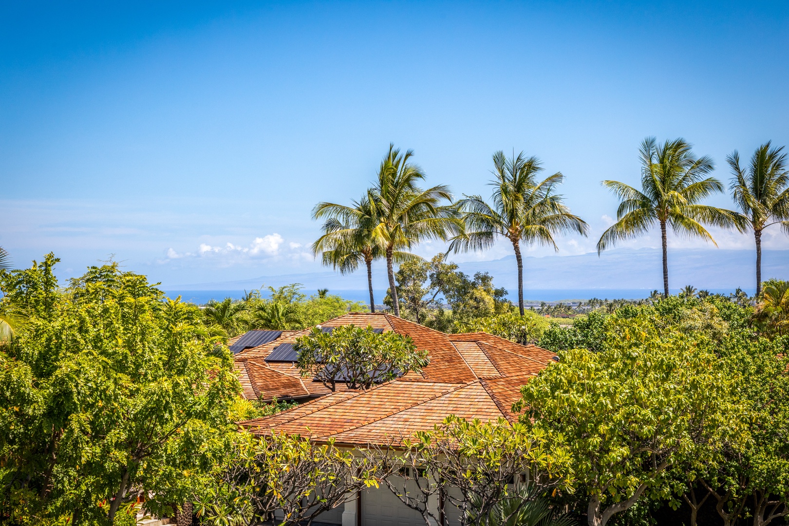 Kailua Kona Vacation Rentals, 3BD Hainoa Villa (2907C) at Hualalai Resort - Closer look at the panoramic ocean views on offer from the lanai, great room, kitchen, and primary suite.