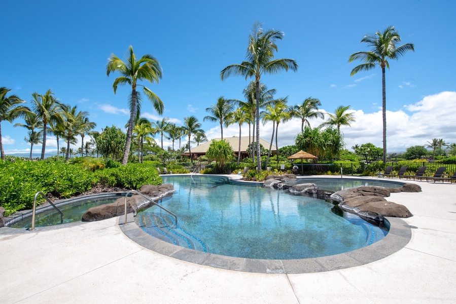Kamuela Vacation Rentals, 6BD Mauna Lani Lux Golf Estate (5) at One Ocean - "Sports & Wellness Club and Hana Pono Park" Swimming Pool & Jacuzzi