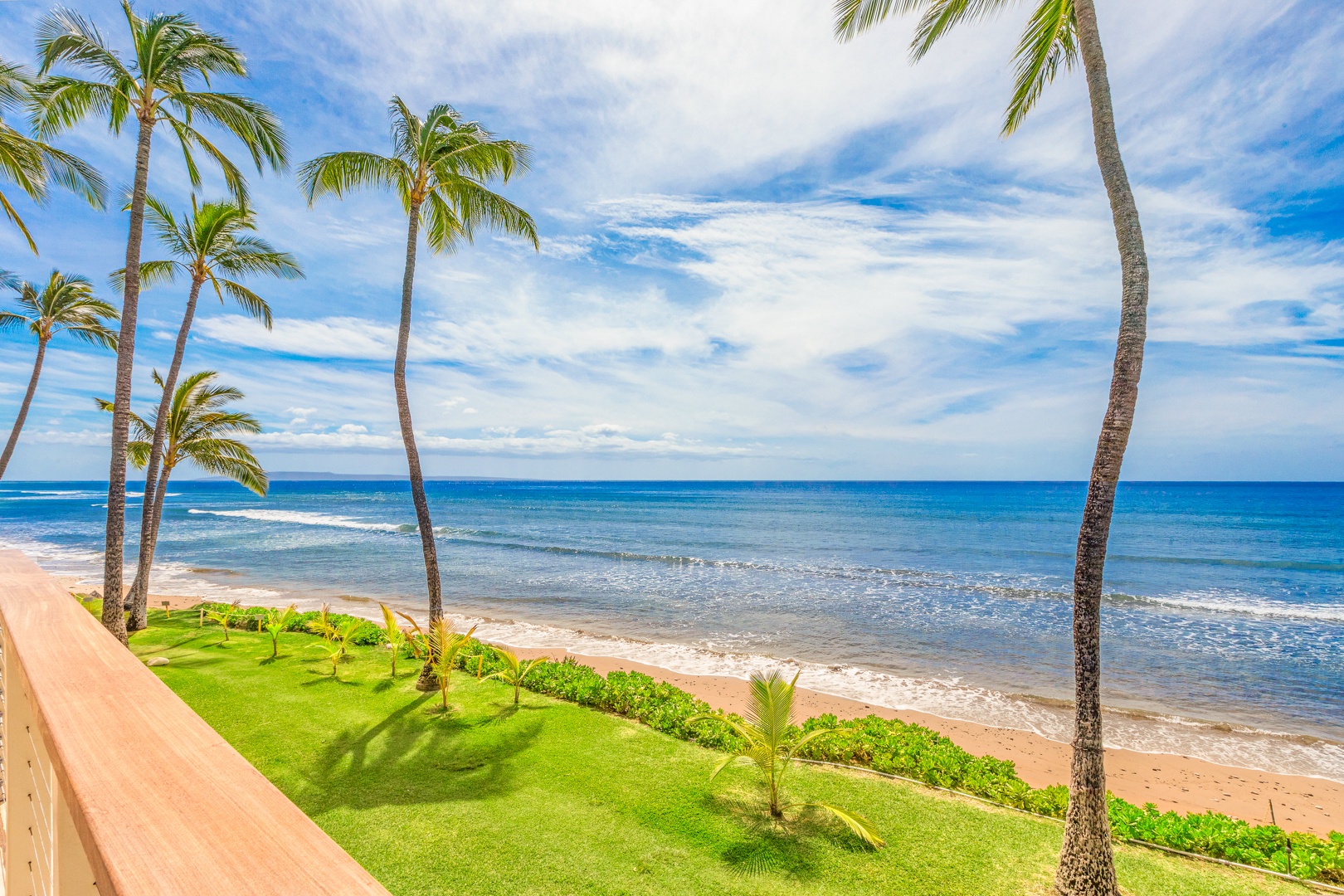 Lahaina Vacation Rentals, Puamana 254-2 - Just steps from your home, enjoy a quick morning stroll down the beach.