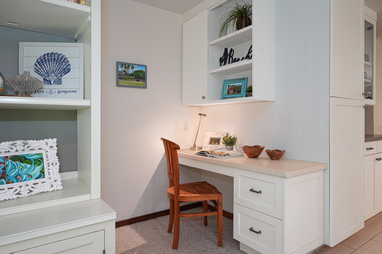 Koloa Vacation Rentals, Waikomo Streams 203 - Productivity meets comfort: a dedicated work station designed to inspire focus and creativity.