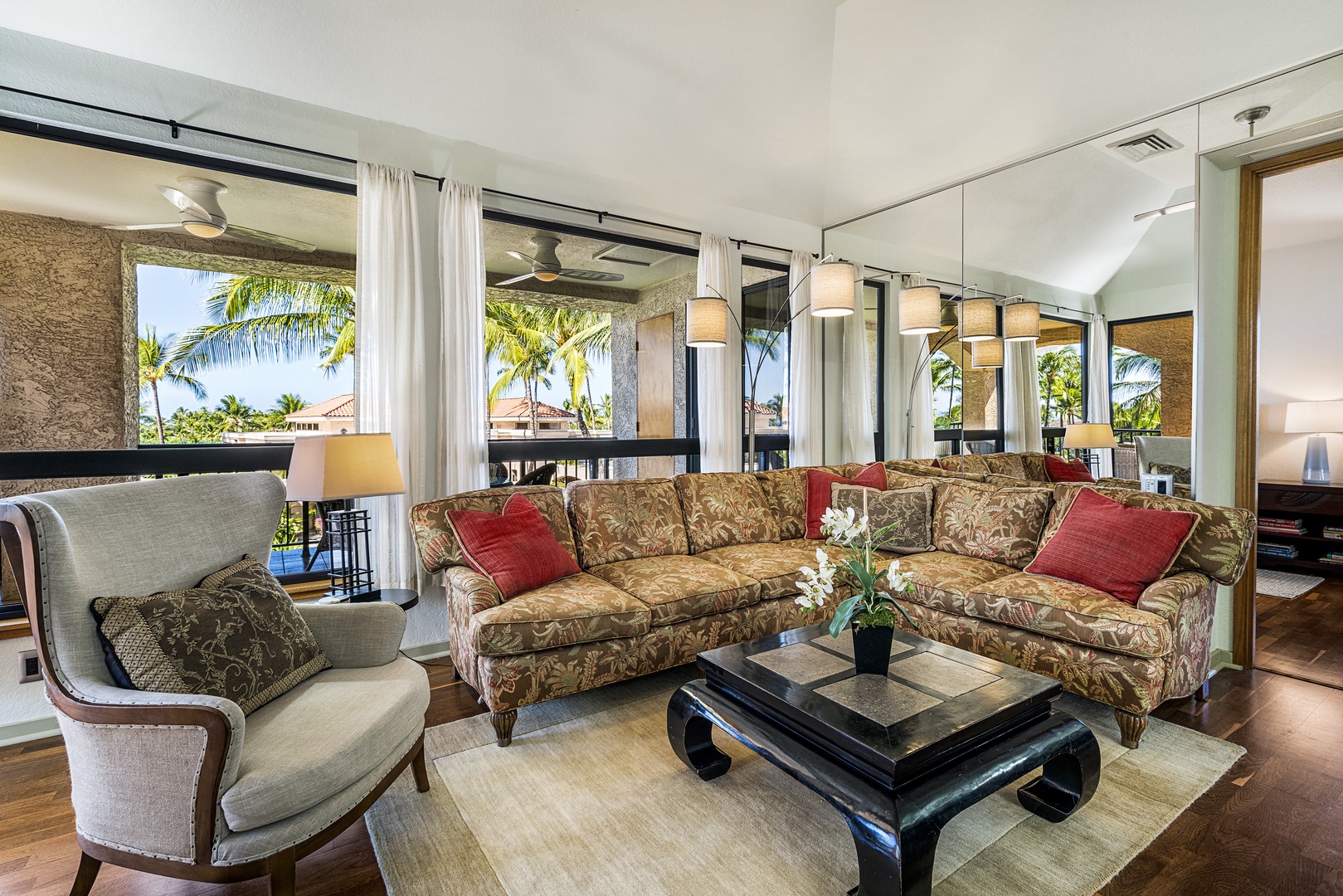 Waikoloa Vacation Rentals, Shores at Waikoloa Beach Resort 332 - Ample seating with space to entertain or simply watch TV