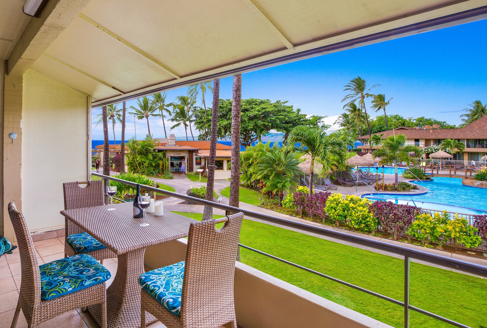 Lahaina Vacation Rentals, Maui Kaanapali Villas 292 - Stunning ocean view directly for your private lanai