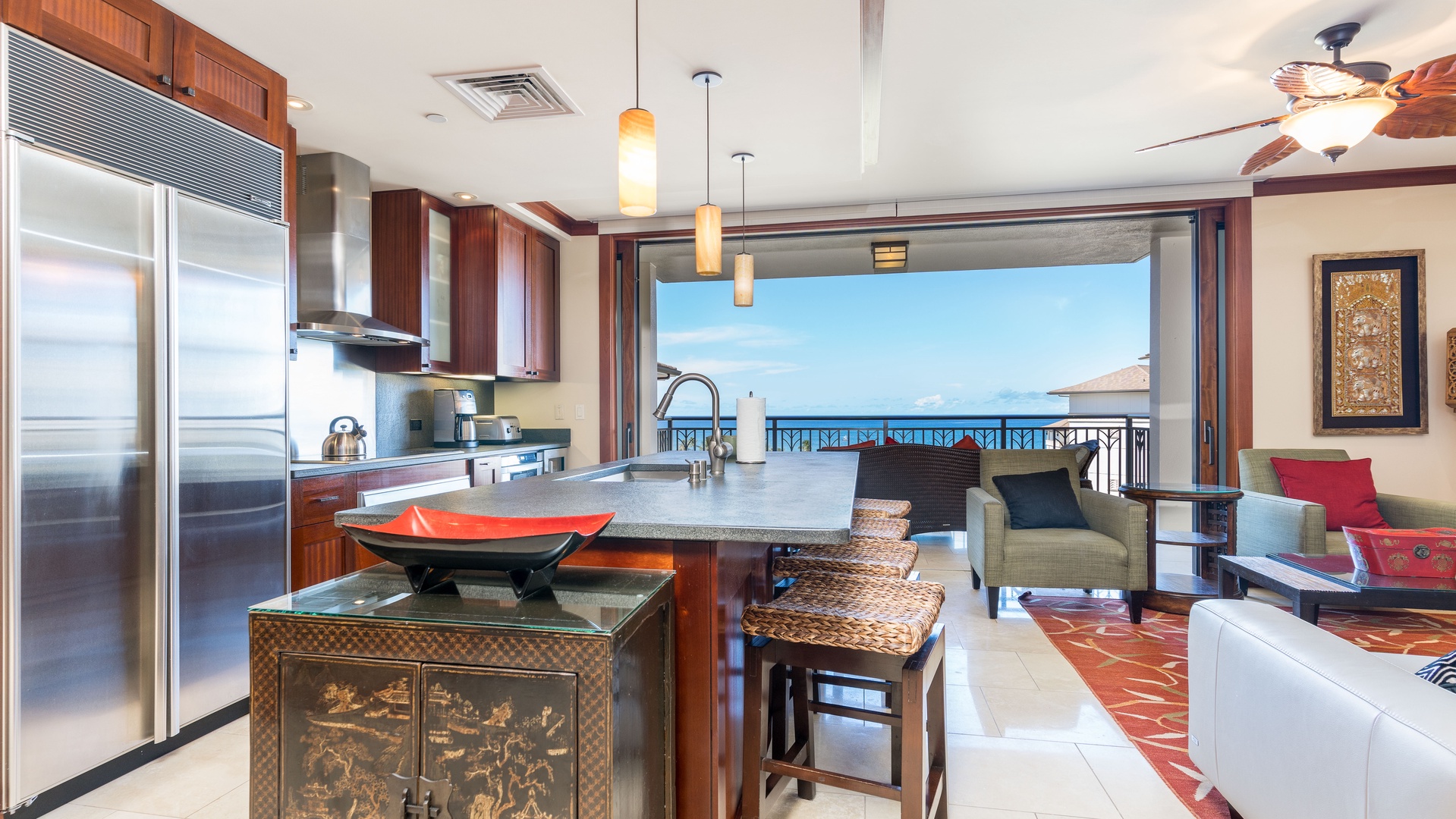 Kapolei Vacation Rentals, Ko Olina Beach Villas O905 - A view that is always welcoming.