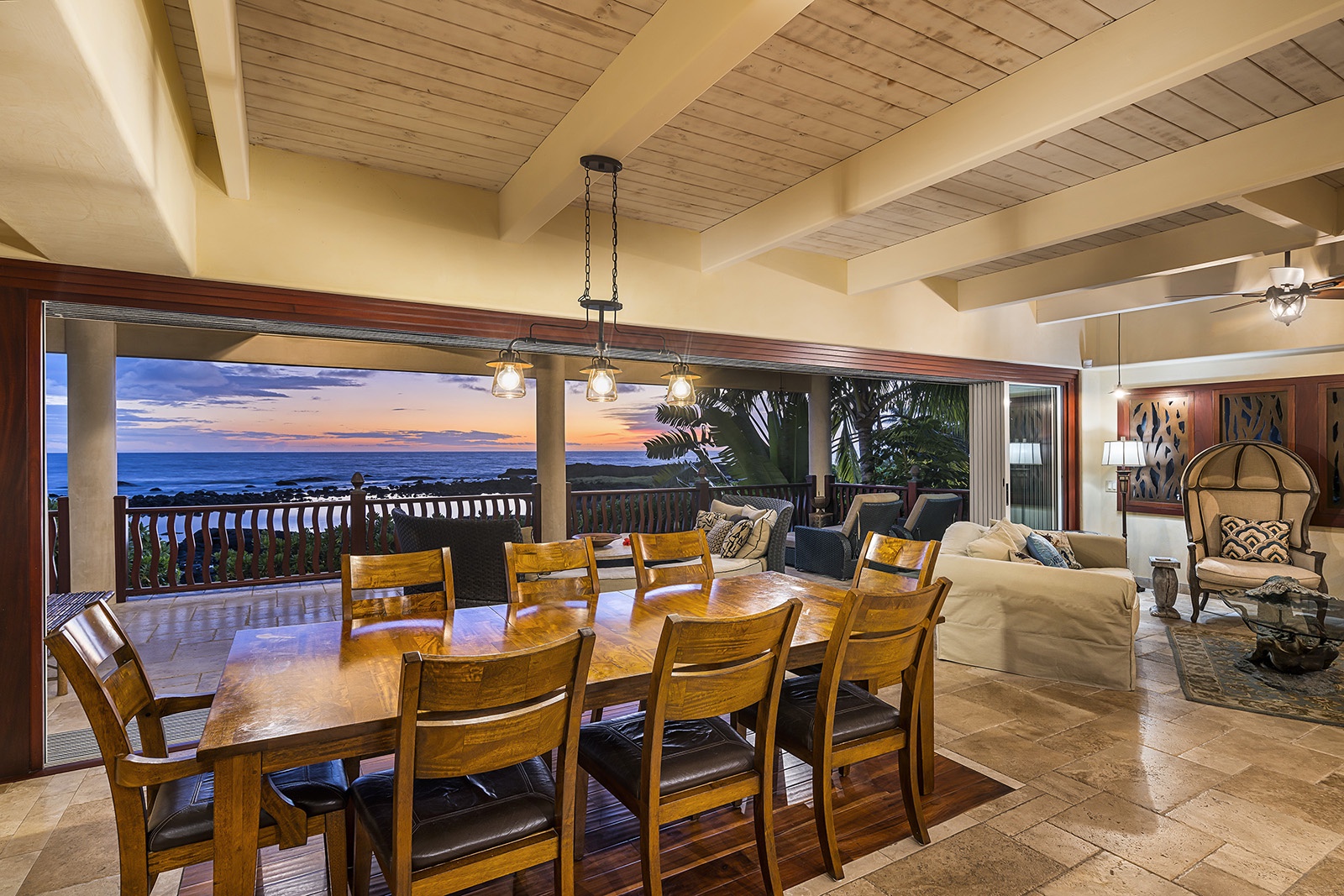 Kailua Kona Vacation Rentals, Mermaid Cove - Twilight dining for 8!