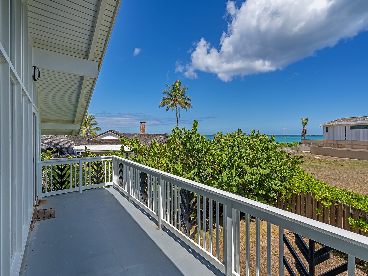 Kailua Vacation Rentals, Hale Kalio - Views from upstairs lanai