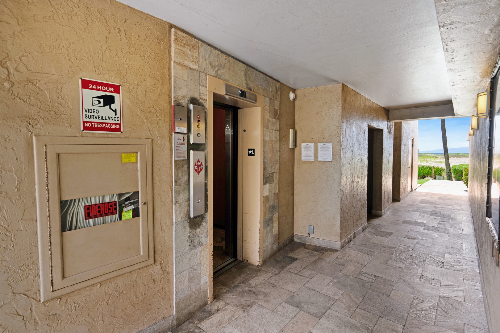 Kihei Vacation Rentals, Menehune Shores 316 - An elevator down the hall means the third floor is never actually a climb.