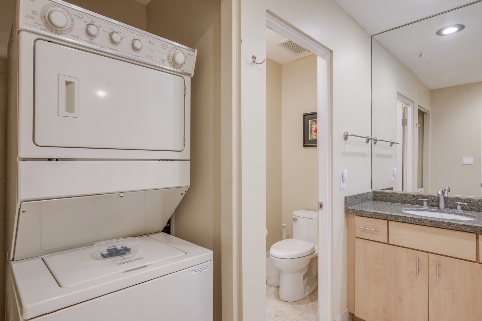Lahaina Vacation Rentals, Kapalua Golf Villas 14P1-2 - In-unit washer and dryer let you pack light and refresh your wardrobe mid-stay.