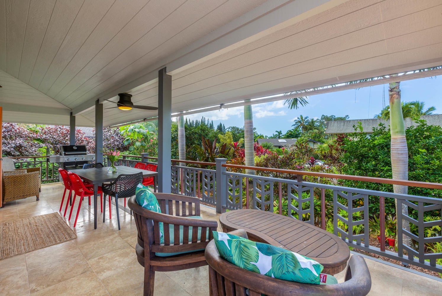 Princeville Vacation Rentals, Makana Lei - Sip your coffee and enjoy the view