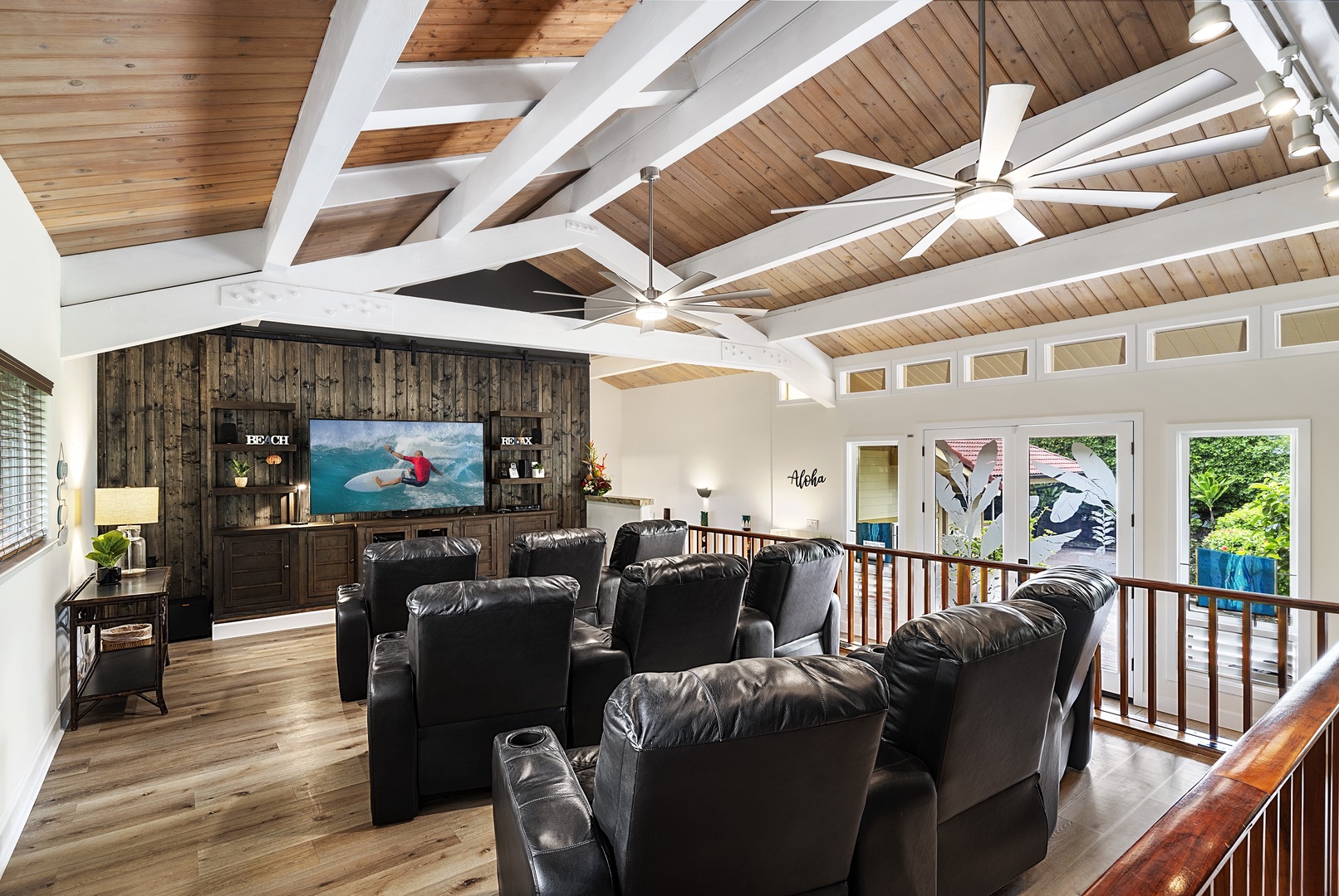 Kailua Kona Vacation Rentals, Hale Pua - Entertainment Room for your viewing pleasure!